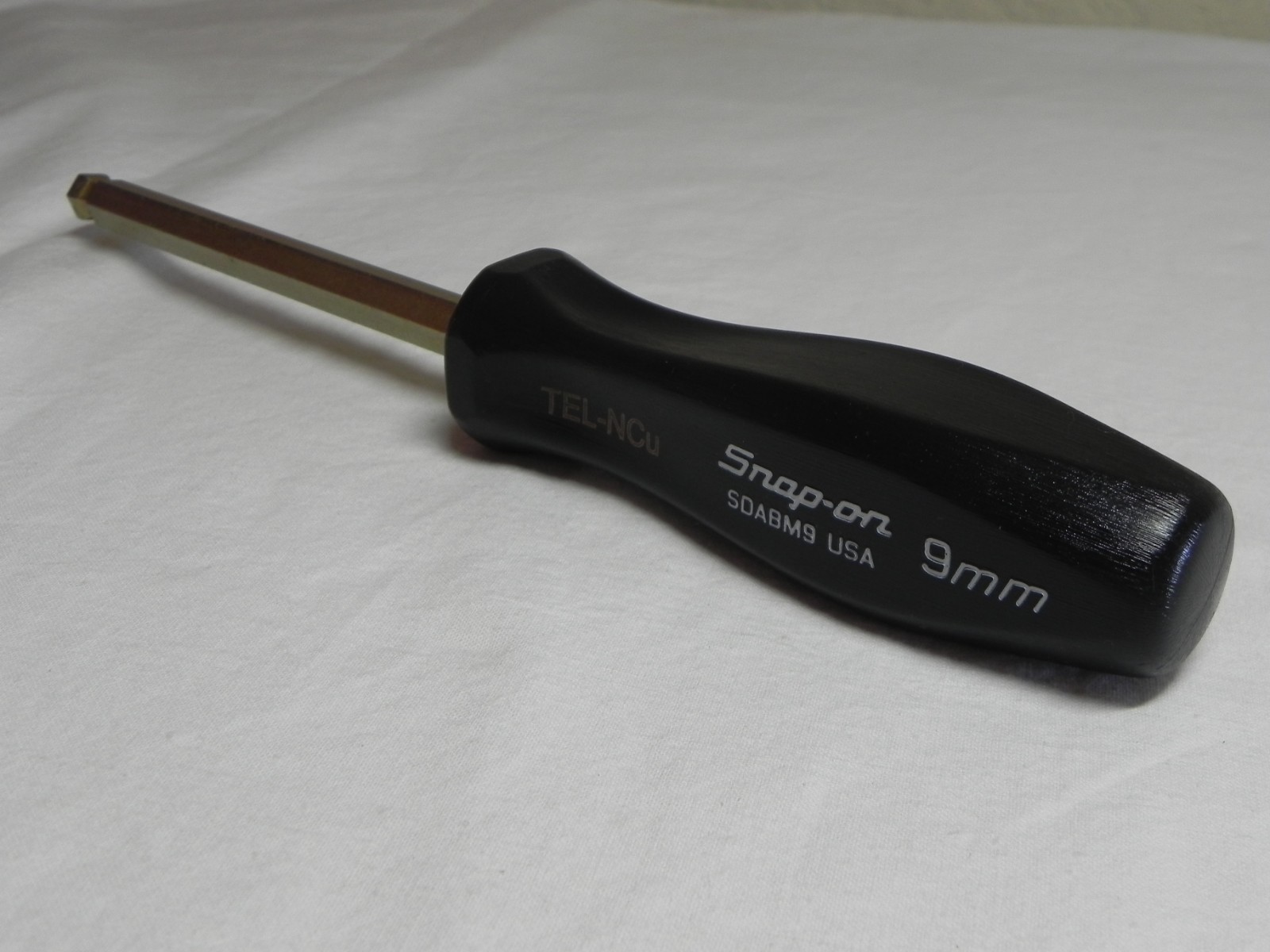 Snap-On SDABM9 9mm Ball Hex Head Driver Measuring 8-7/8» Long LOTBHHD7