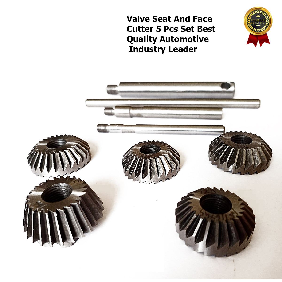 5Pcs New Valve Seat And Face Cutter Set Automotive Industry Leader USA