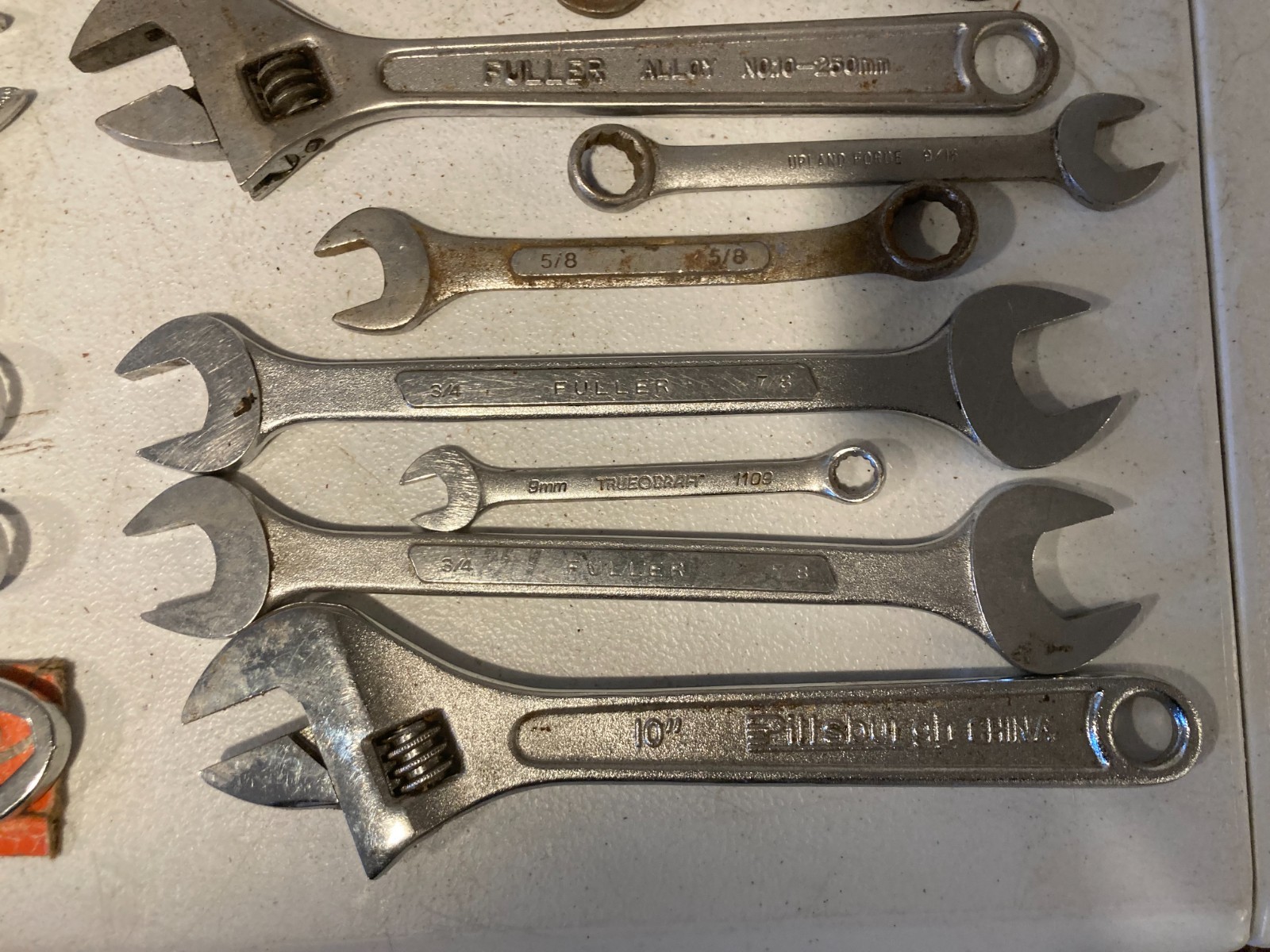 Vintage Tool Lot w/ Master Mechanic Metal Toolbox Wrenches Files