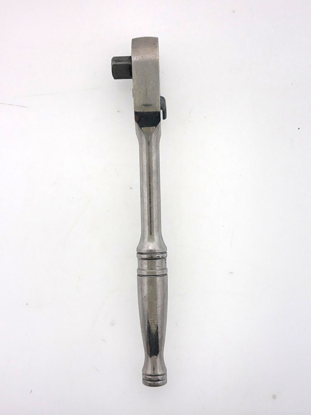 Snap On Tools 7.5″ Long Ratchet 3/8″ Drive Chrome Handle F80 Made in USA