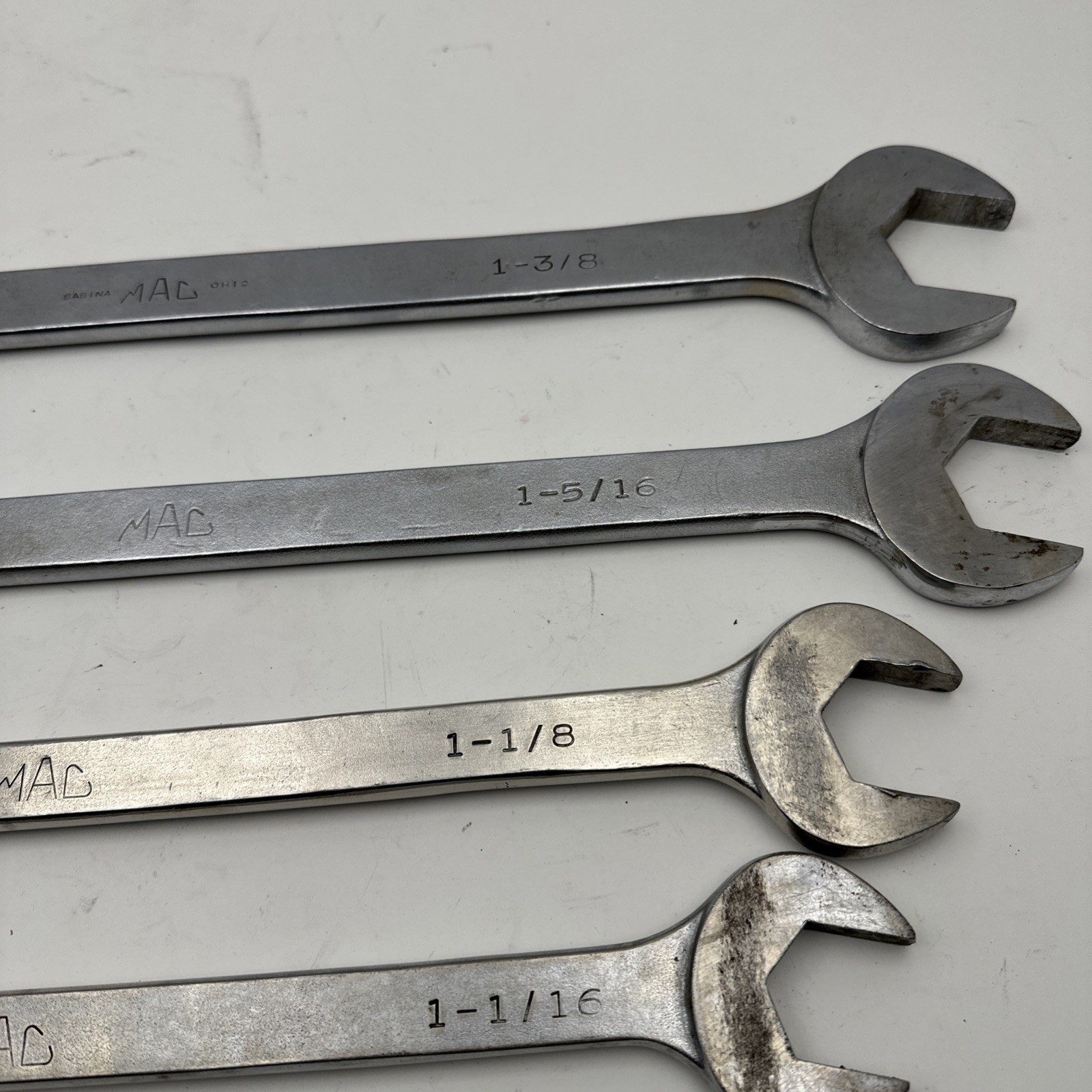 Lot Of 4 Mac Wrenched CL34 CL36 CL42 CL44 1 1/16” 1 1/8” 1 5/16” 1 3/8”
