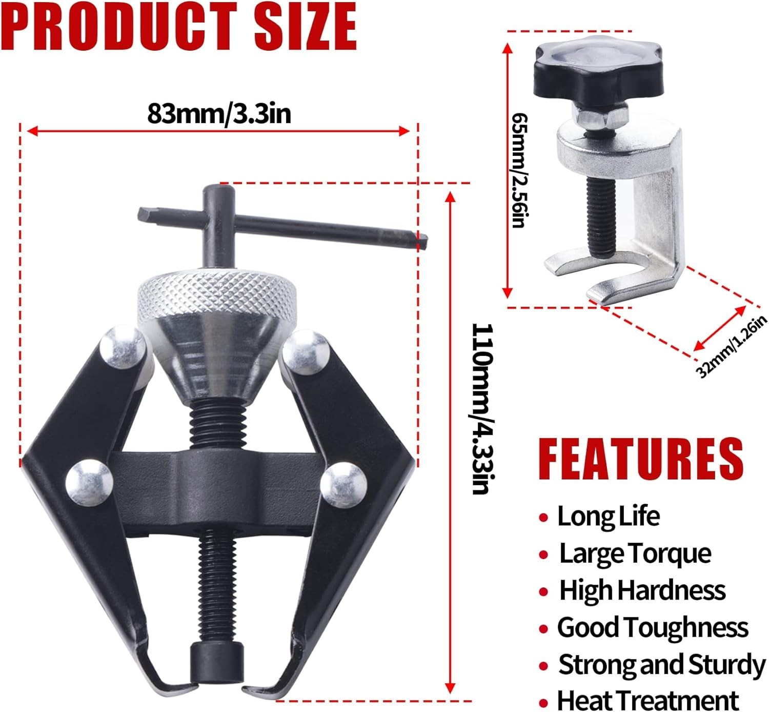 Corrosion-Resistant Wiper Arm Removal Tool & Battery Terminal Puller – 45 Steel