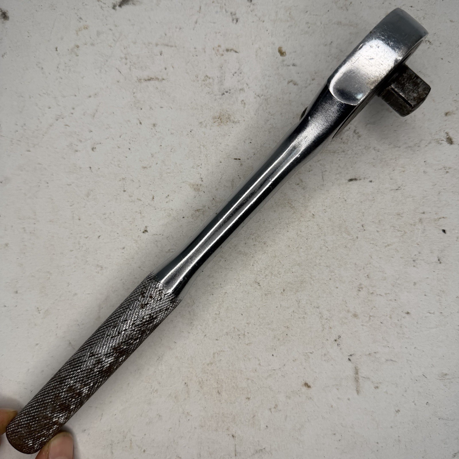 Proto Professional 5449 1/2″ Drive Ratchet Knurled Handle – Made in USA – Rust