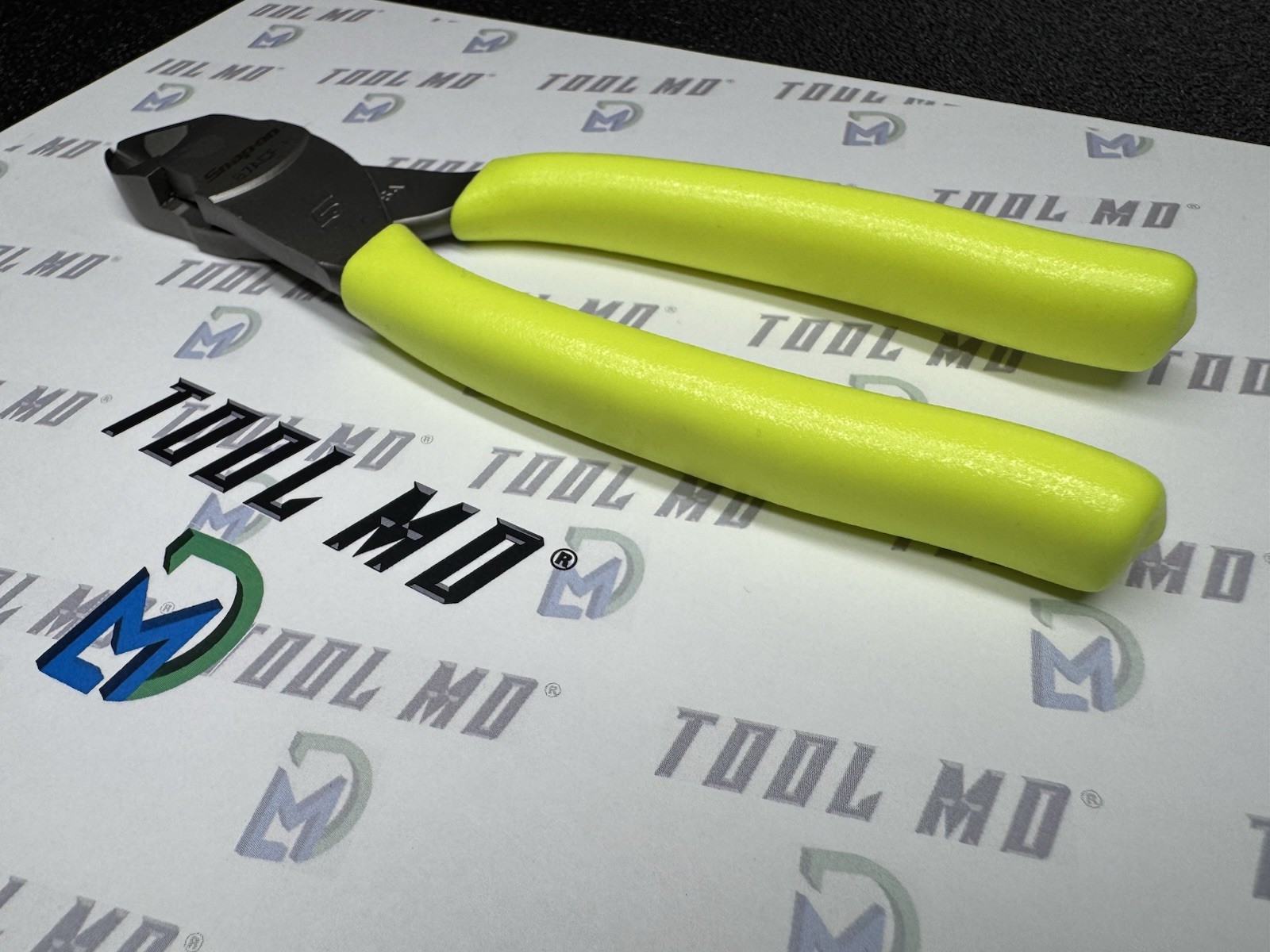 Snap-on Tools USA NEW HI VIS YELLOW Soft Grip 7″ Diagonal Cutter Pliers 87ACF