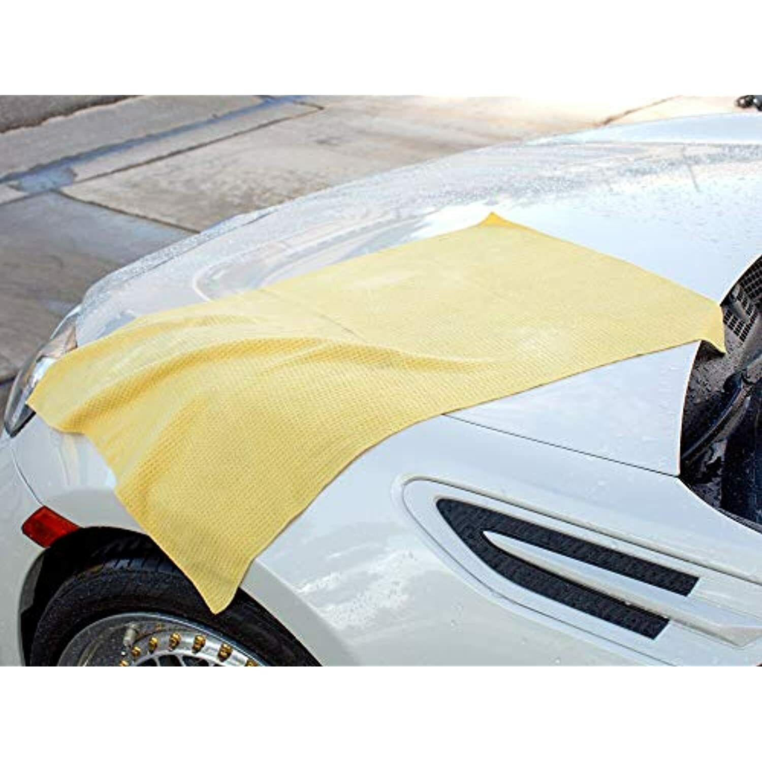 Meguiar’s X2000 Water Magnet Microfiber Drying Towel, 1 Pack , Yellow , 22″ x
