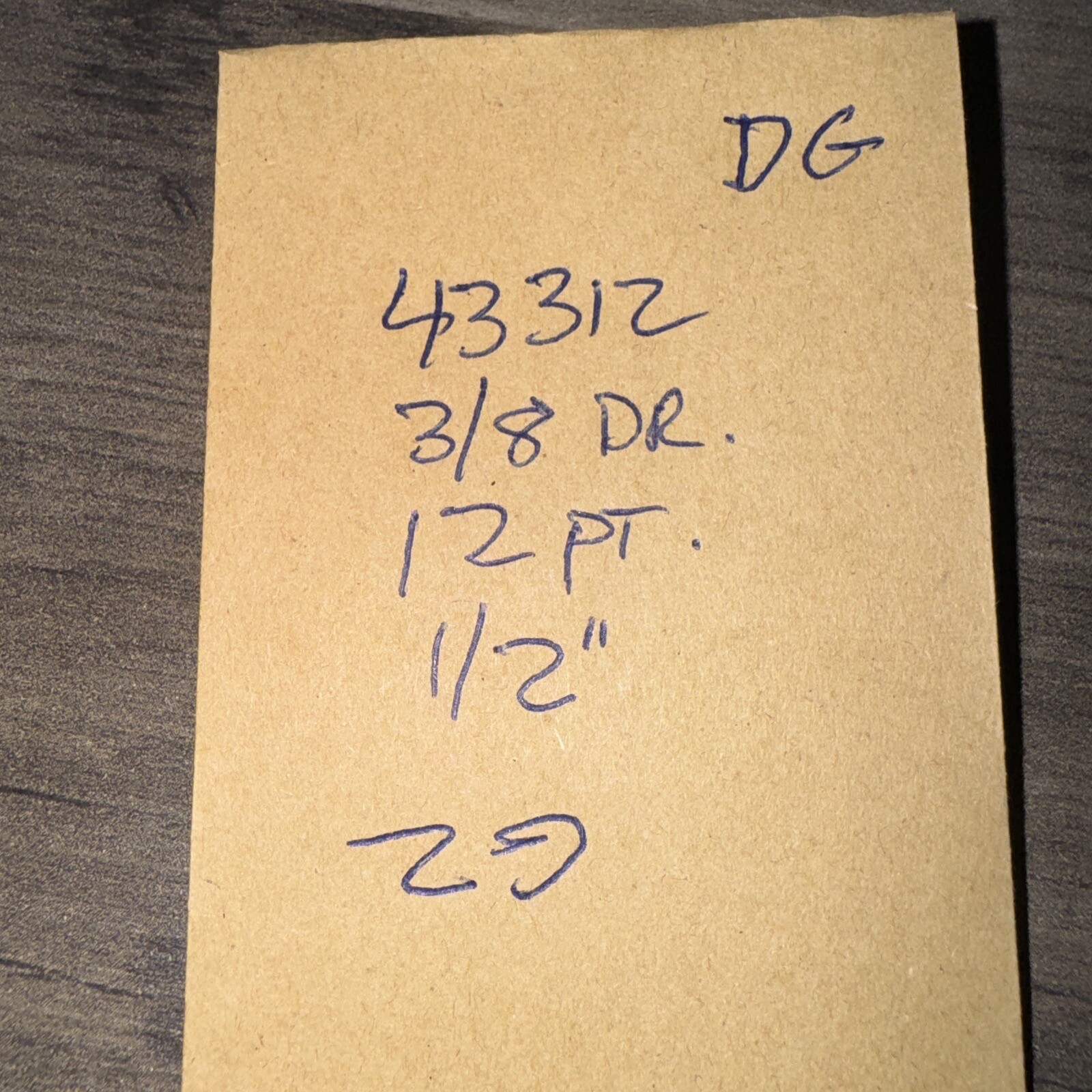 Craftsman 43312 1/2” 12pt 3/8″ Drive Deep Socket Inverted G2 Series DG