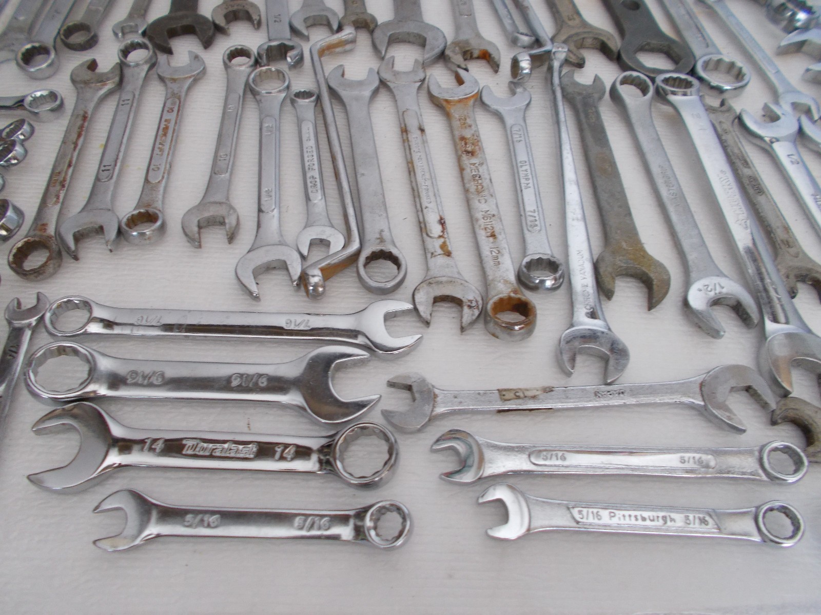 Large Lot of 70+ Misc/Random Wrenches Imports Flea Market Use All Good