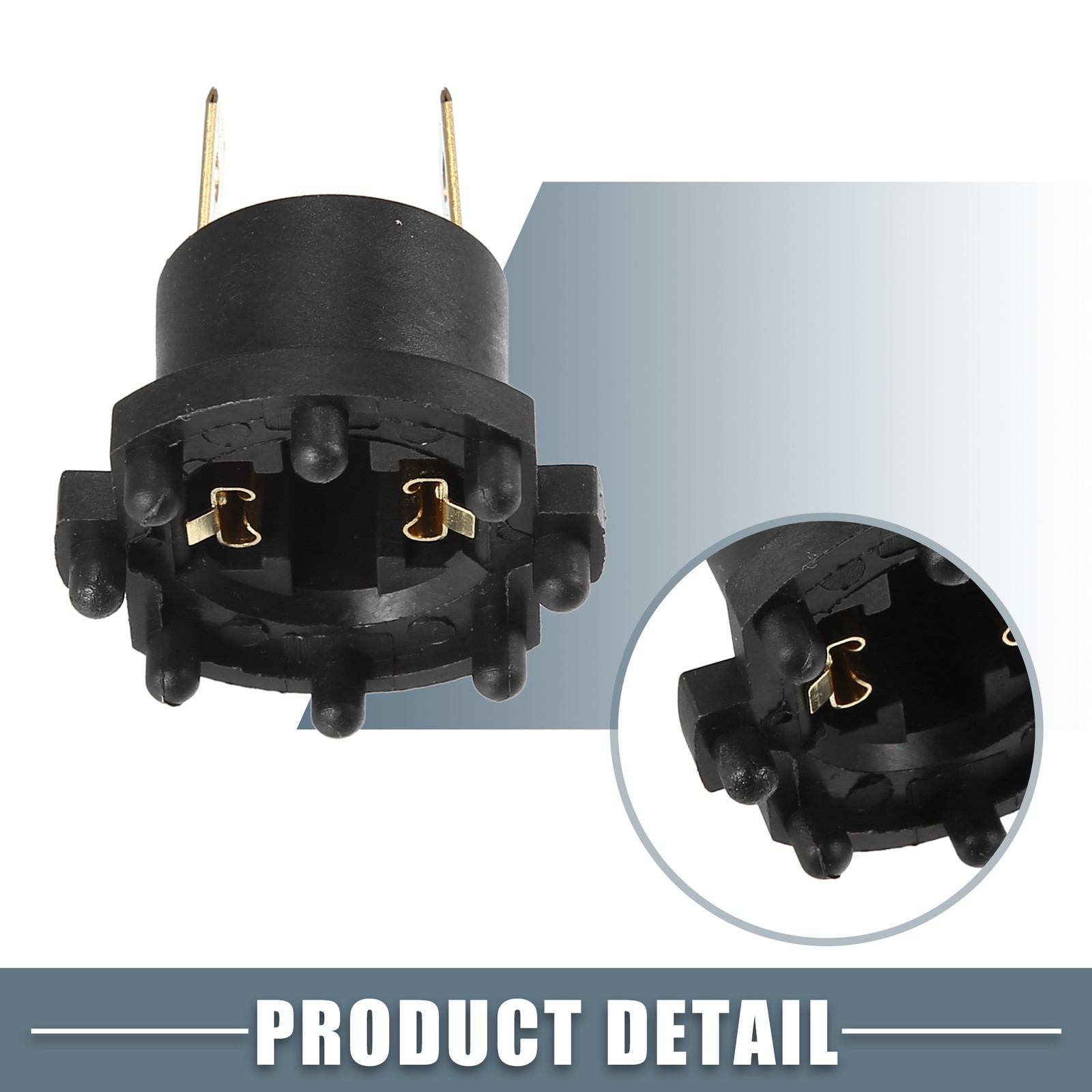 Car Headlight Bulb Socket Adapter B28V-51-0A3 for Mazda 3 2004-2009 (Set of 2)