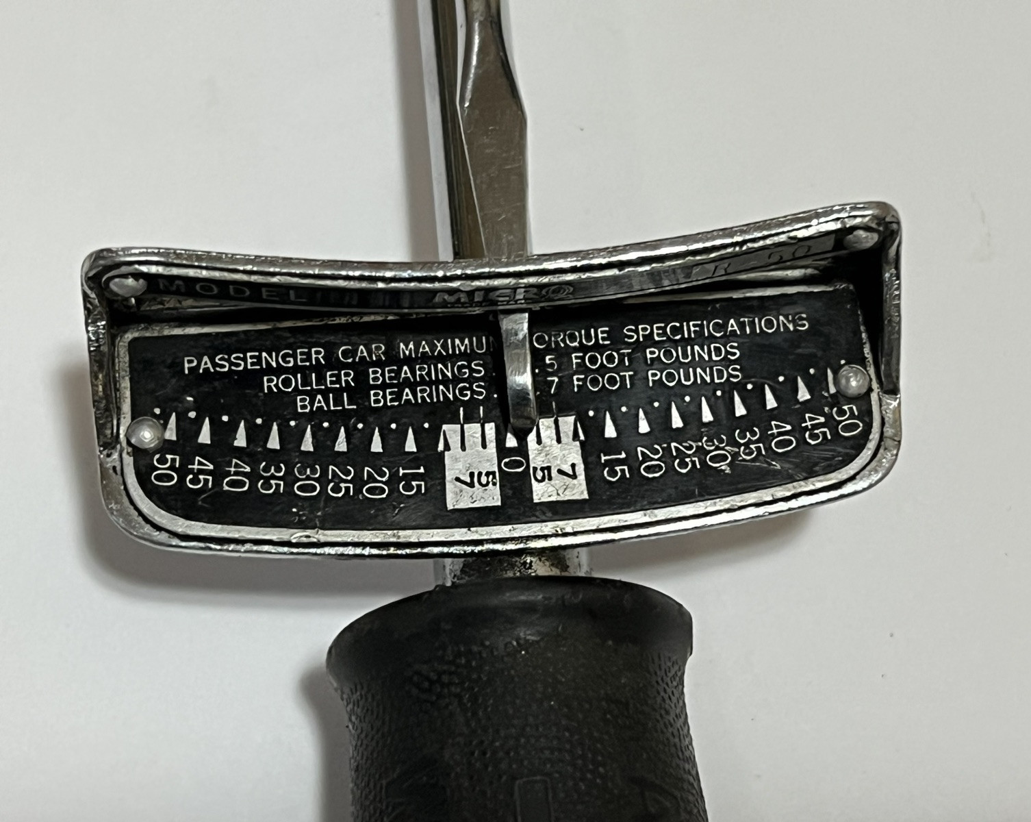Sturtevant R-50 Beam Type 1/2 Drive Torque Wrench 0 – 50 Ft/Lbs USA