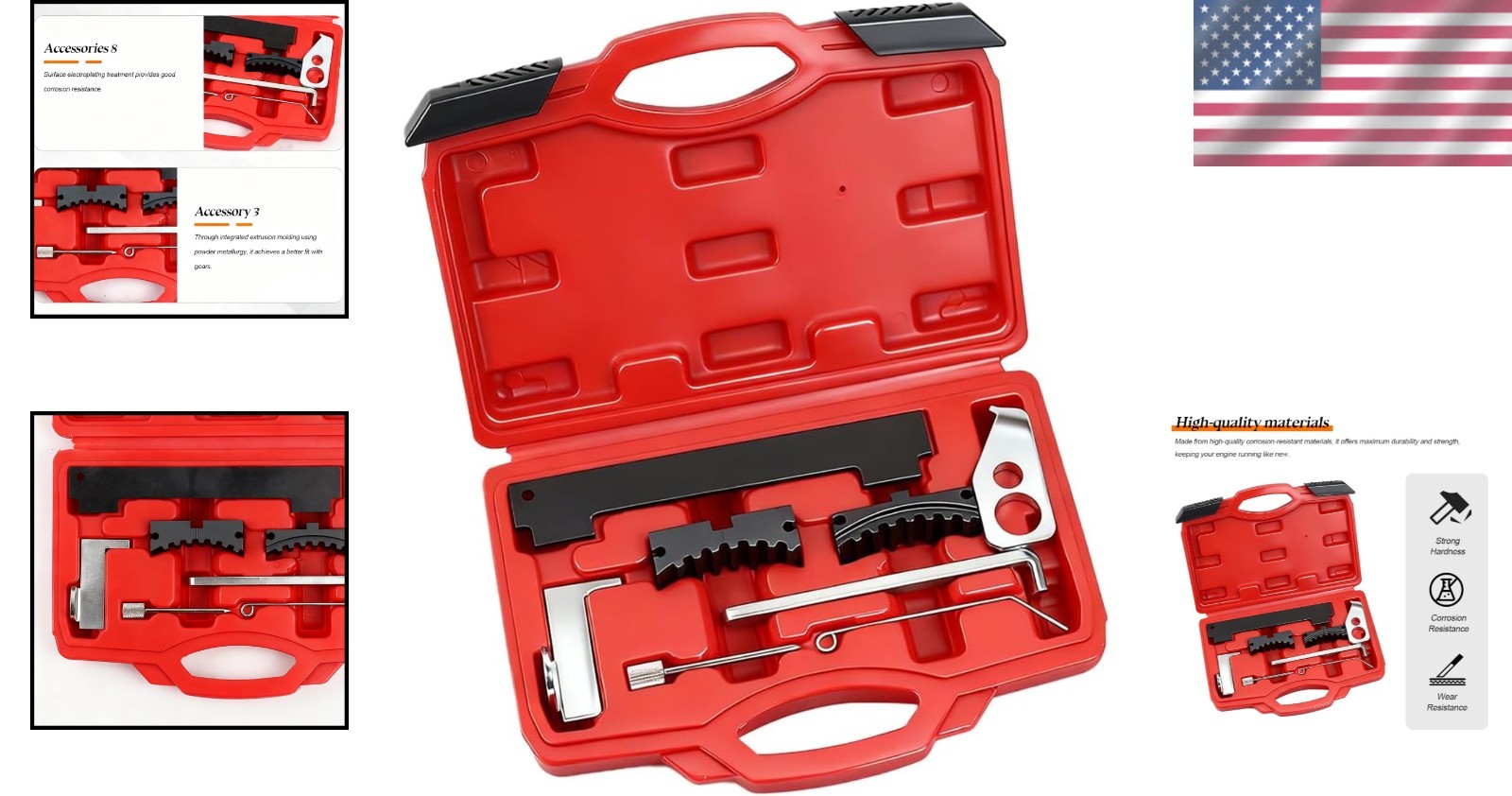 Expert Engine Timing Tool Set – Complete Camshaft Locking Kit for Various Models