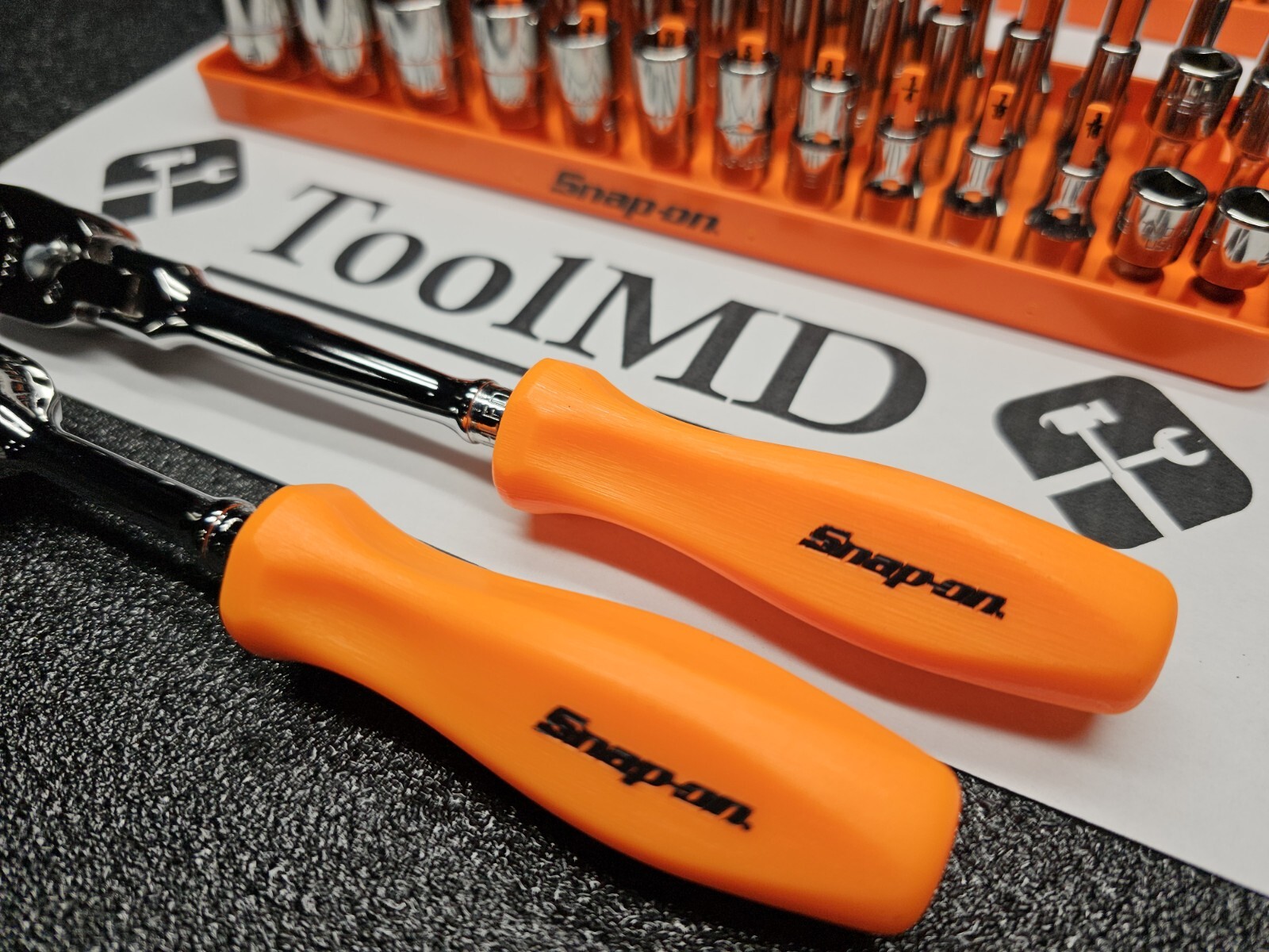 Snap-on Tools ORANGE 83pc 1/4″ Drive 12-POINT Shallow / Semi / Deep Socket Set