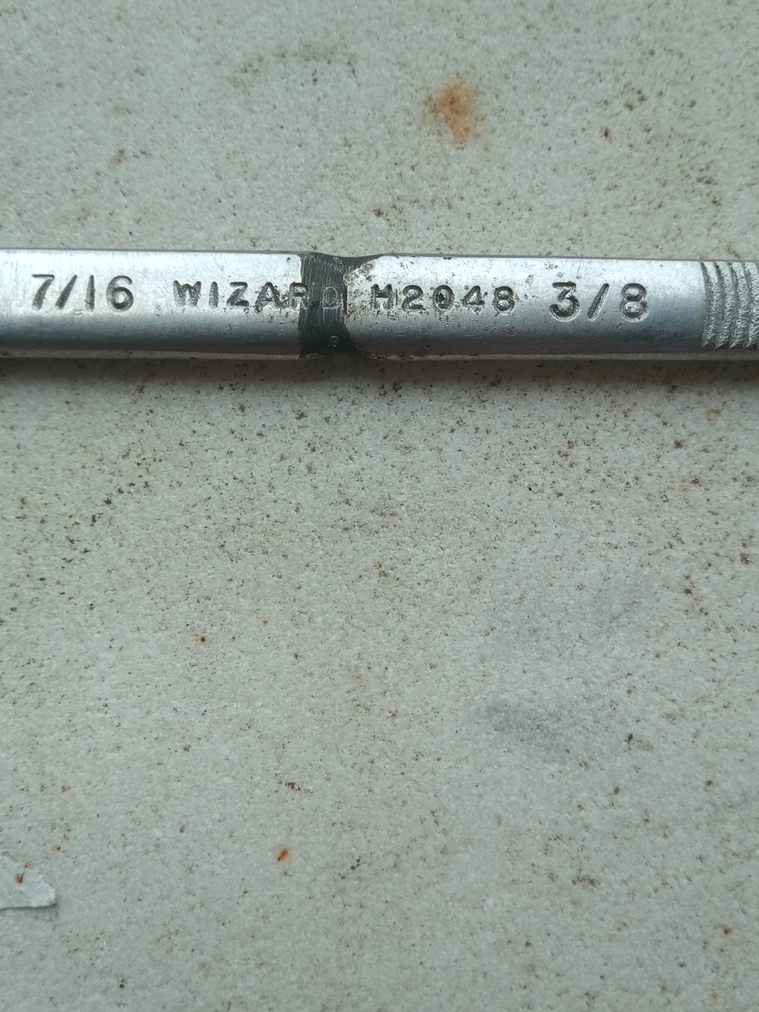 Vintage Wizard 3 Piece Wrench Lot ✭USA✭ 3/8″, 7/16″ x 3/8, 3/8″ x 7/16″ box end