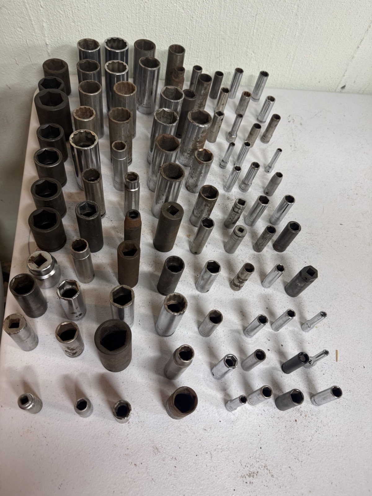Lot of 85+ MIXED Impact/Normal Deep Sockets 3/8″ & 1/2″ Drive Cornwell USA Tools