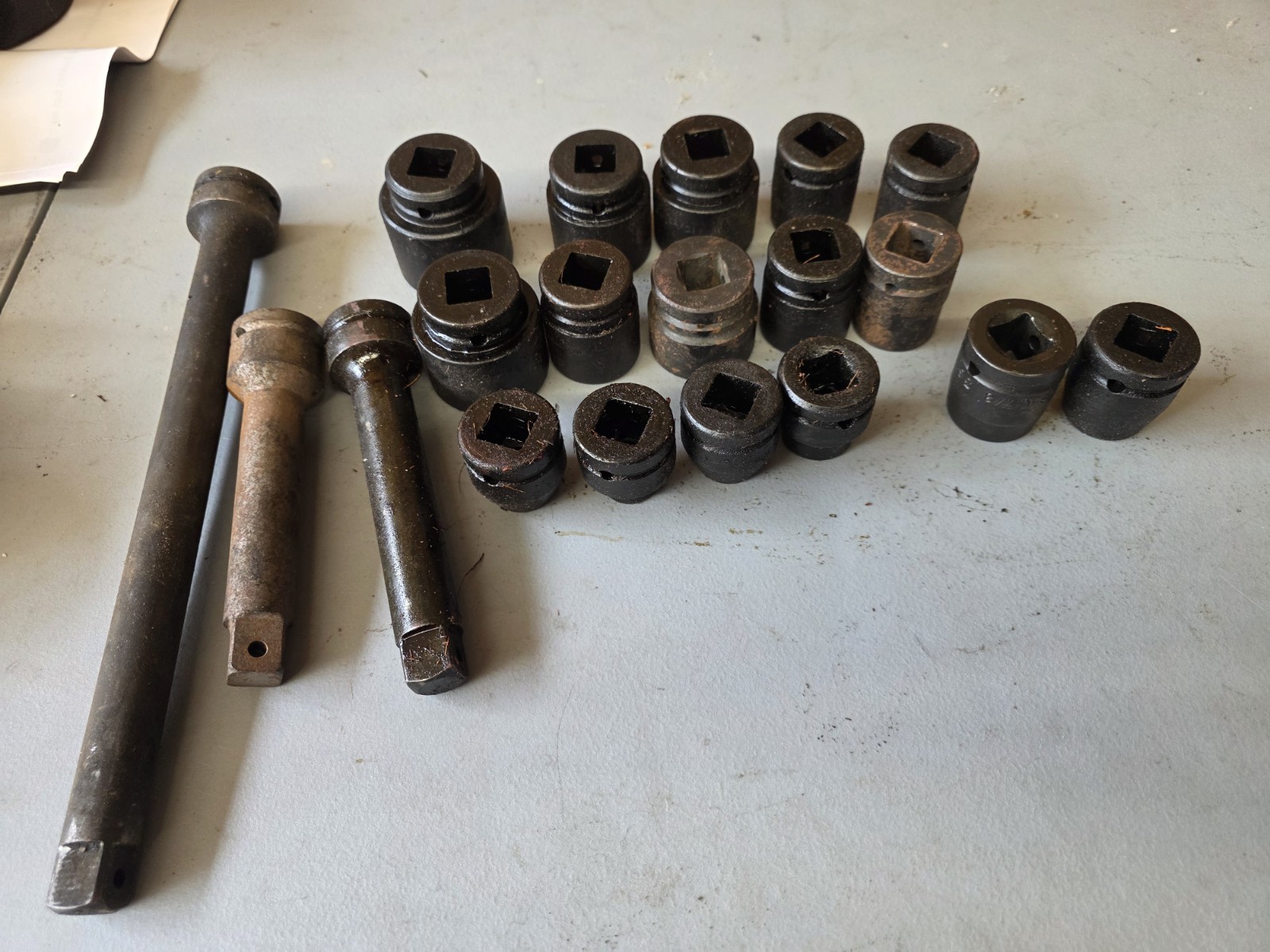 3/4 drive impact socket set Mix