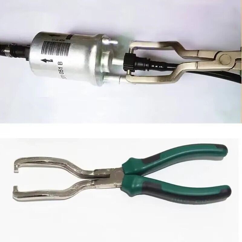 9 Inch Car Fuel Line Clip Spark Plug Removal Long Electrical Disconnect Pliers