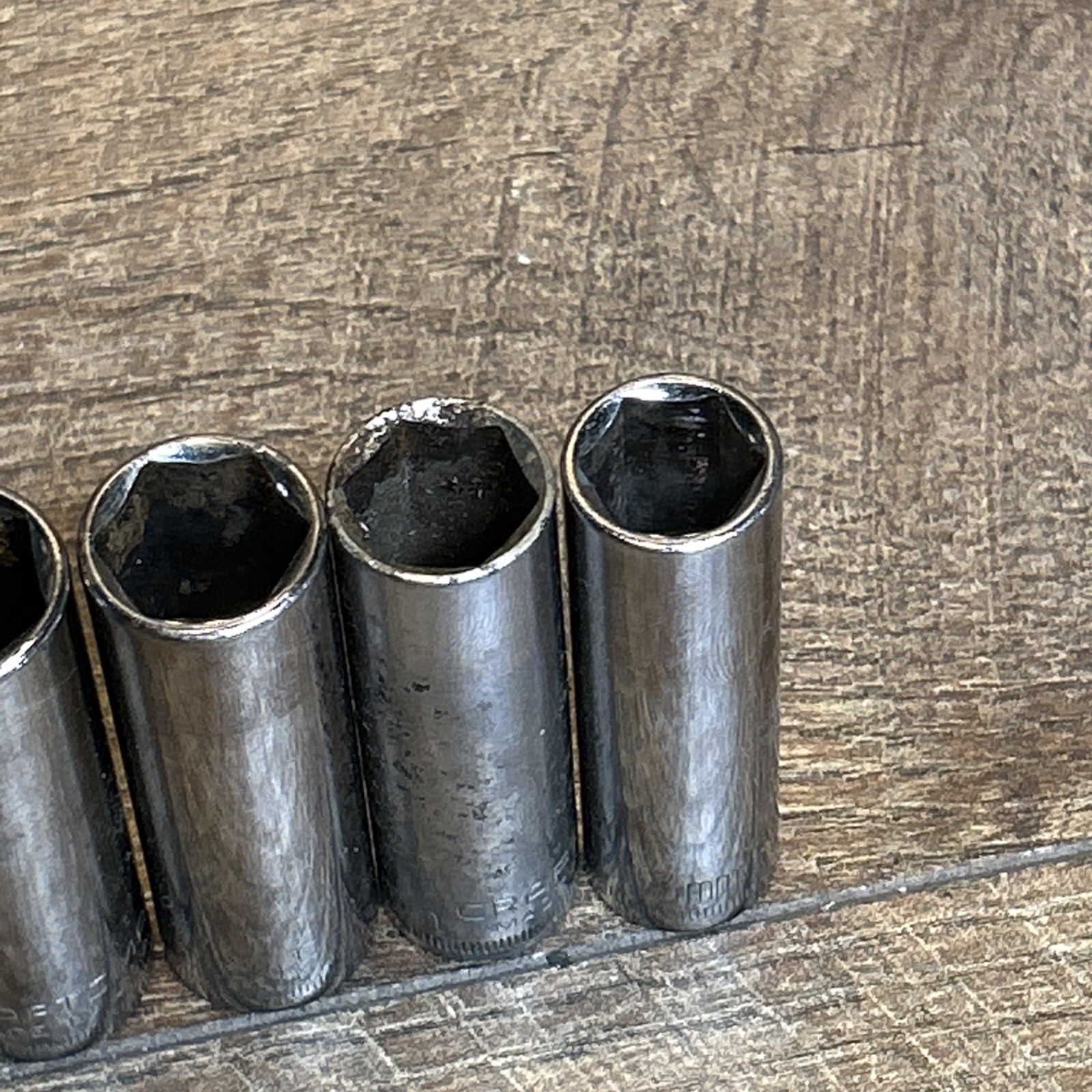 Craftsman 3/8 inch Drive SAE 6-Point Deep Socket 7-Pc Set G Series – Made in USA
