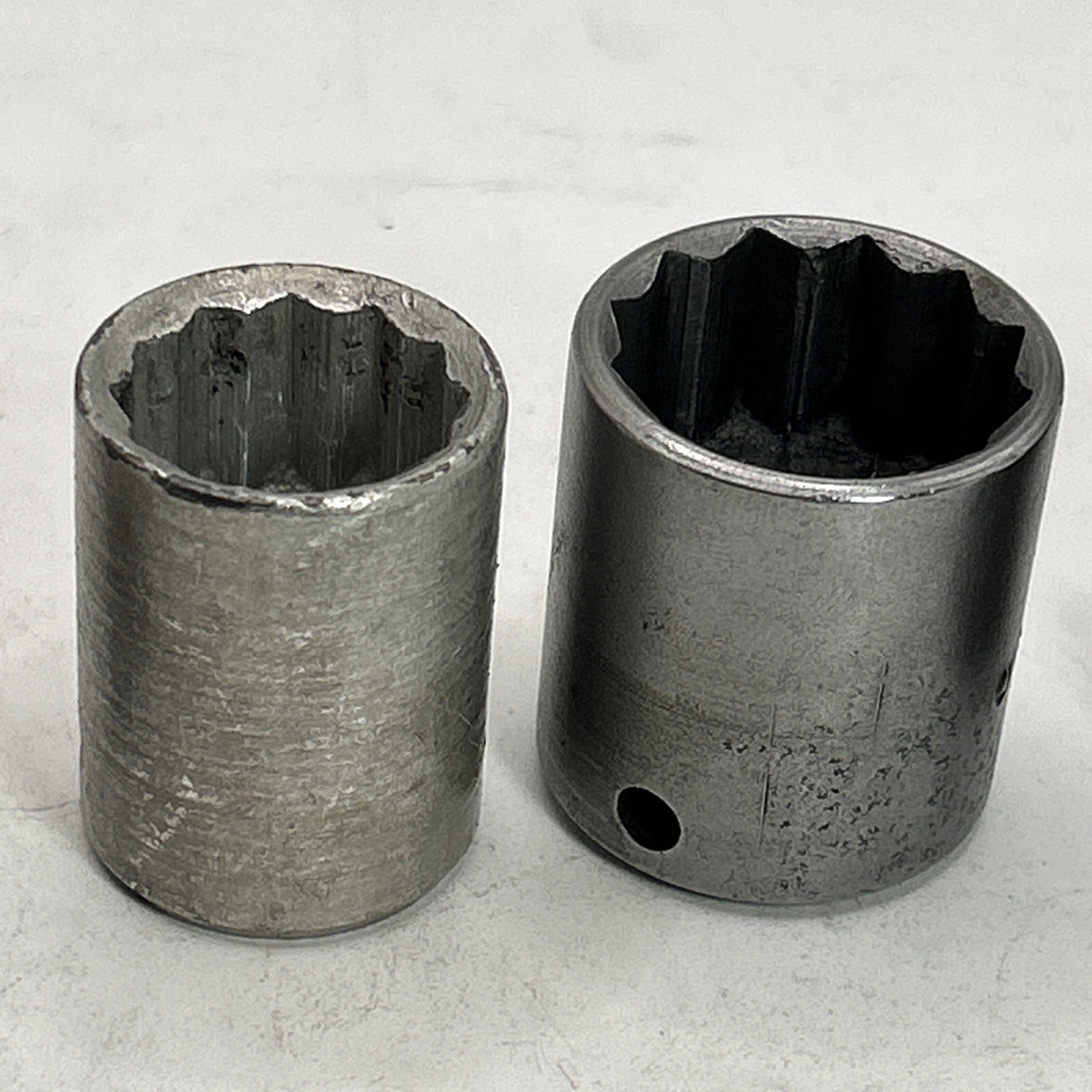 7 VINTAGE THORSEN 1/2″ DRIVE SET 12 POINT SOCKETS – 3/8 To 1/2 Adapter 7/16-1”