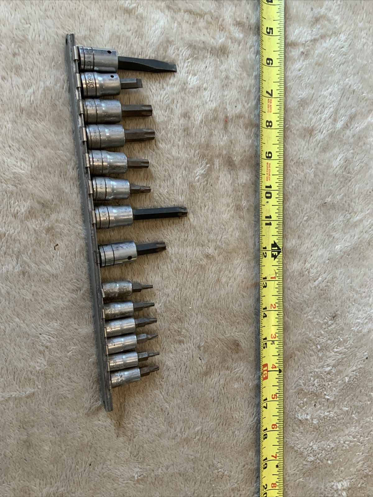 Snap On Mixed Torx And Other Sockets, See Pics…some Surface Rust…