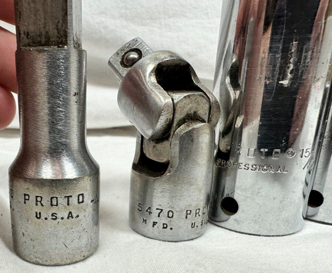 PROTO Tools Professional 4 sockets Joint swivel short extension t13