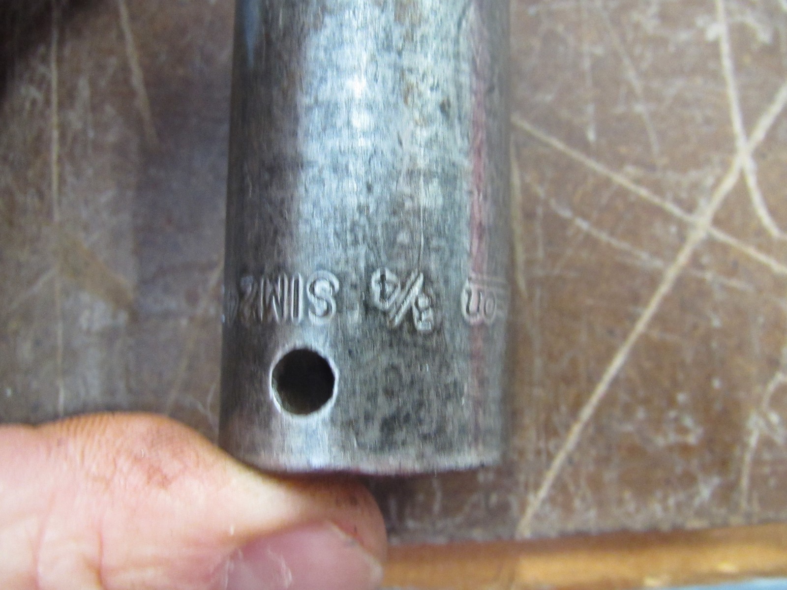USED SNAP ON 309SIMY 1/2″ DRIVE 1/2″ TO 1″ SAE DEEP IMPACT 9 PC SOCKET SET