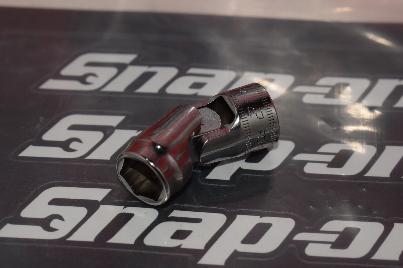 Snap-on Tools NEW 3/8″ Drive 12mm Metric Shallow 6PT Swivel Socket FSUM12A #64