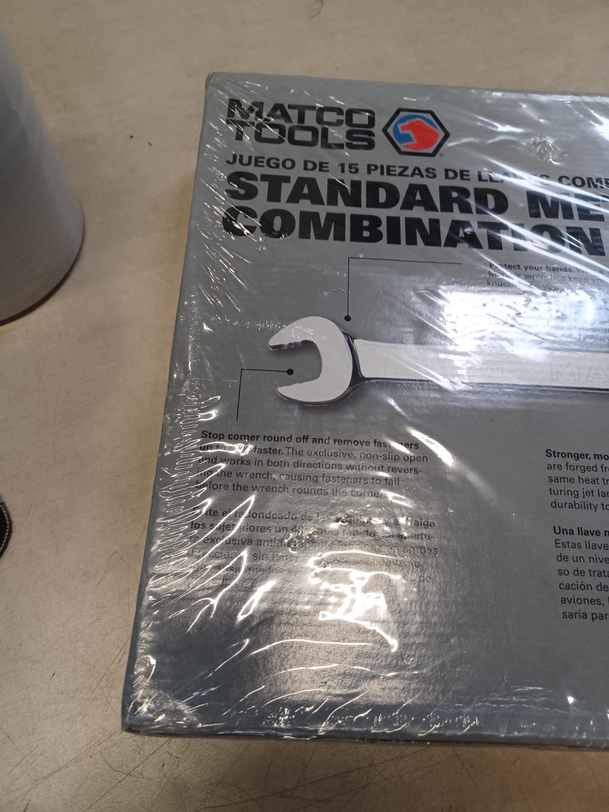 Matco tools SMCM152K 15pc Metric Combination Wrench Set 7-20mm