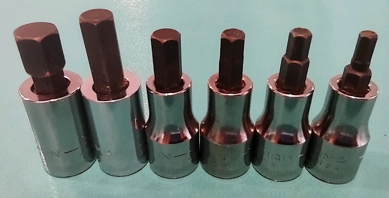 Craftsman 3/8 Drive SAE 34447 & METRIC 34448 -G- Series Hex Sockets – 12 PIECES!