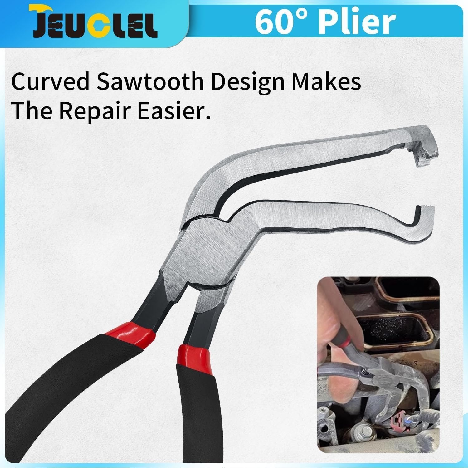 Ergonomic Electrical Plug Pliers with Dual-End Design – 3 Pieces for Efficiency