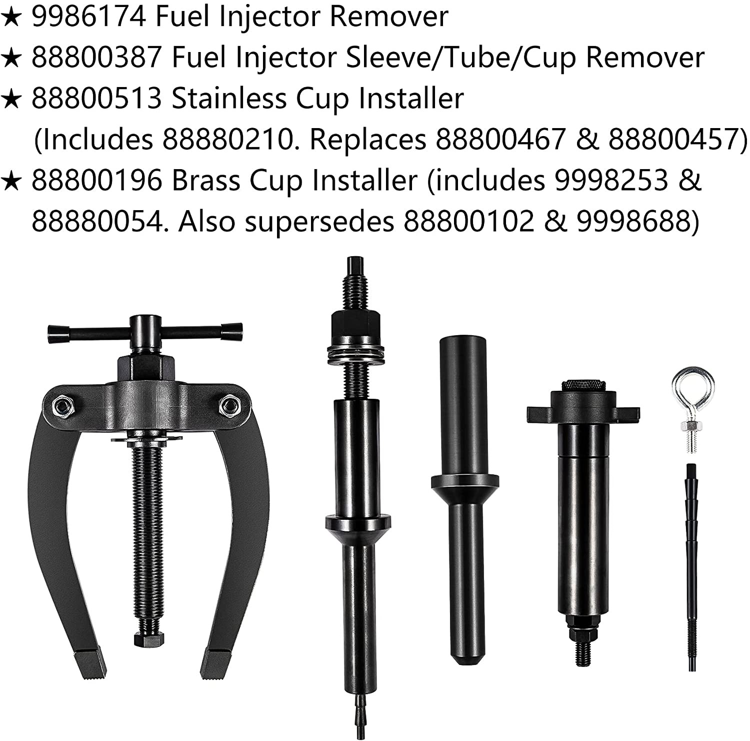 Injector Sleeve Remover & Installer Tool for Volvo D11 D13 D16 and Mack MP7 MP8