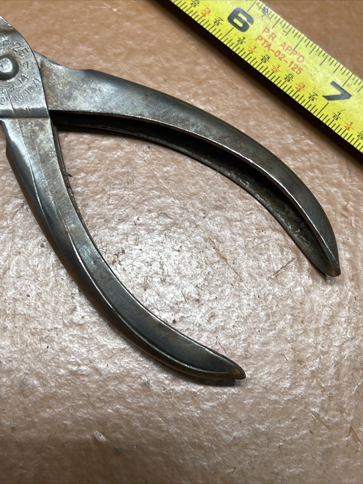 Vintage Lodi USA 4 1/2 In Inch Long Duck Bill Pliers Working Pat 1894 & 1900