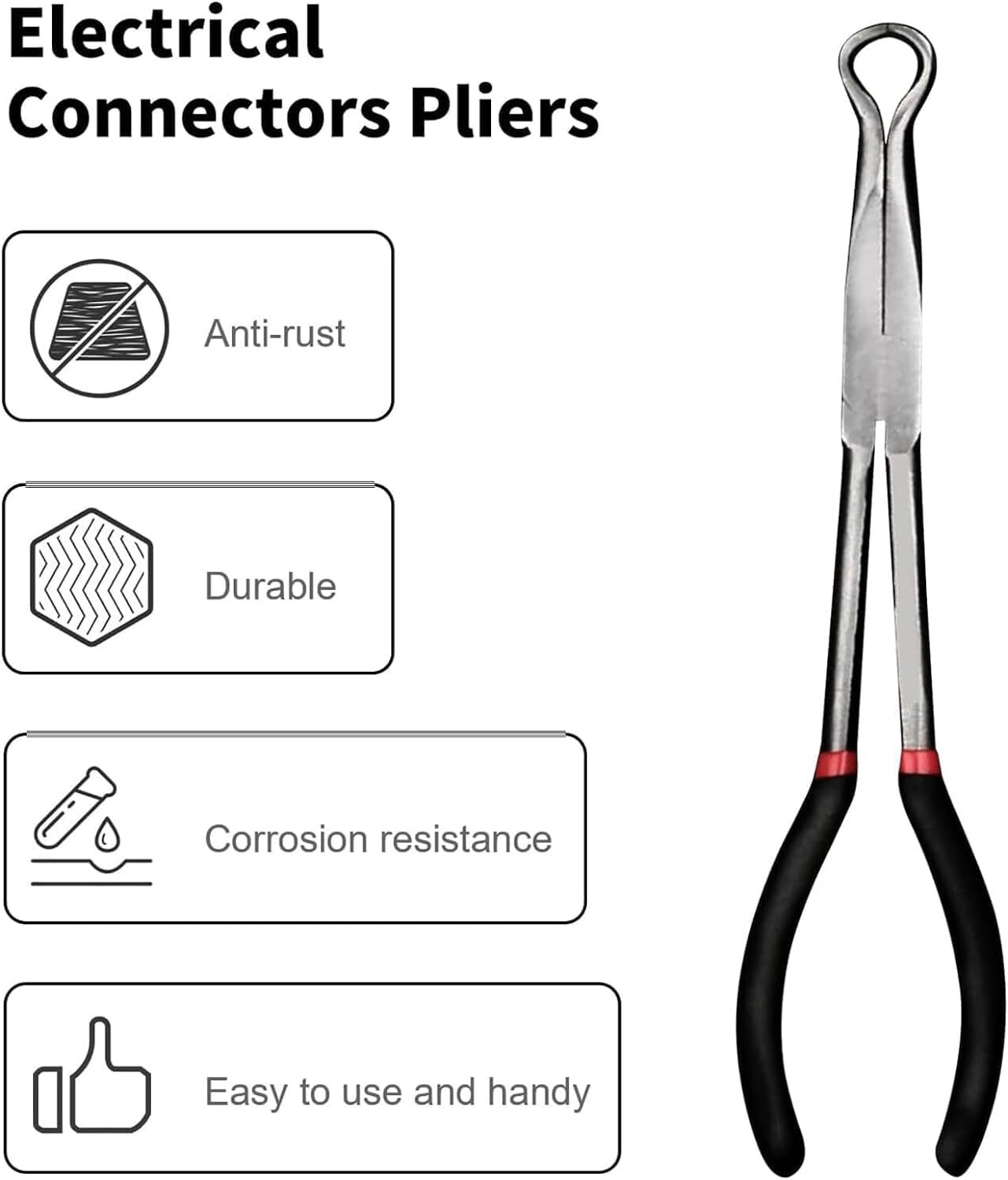 11 In For Electrical Connector Automotive Electrical Disconnect Tool Pliers