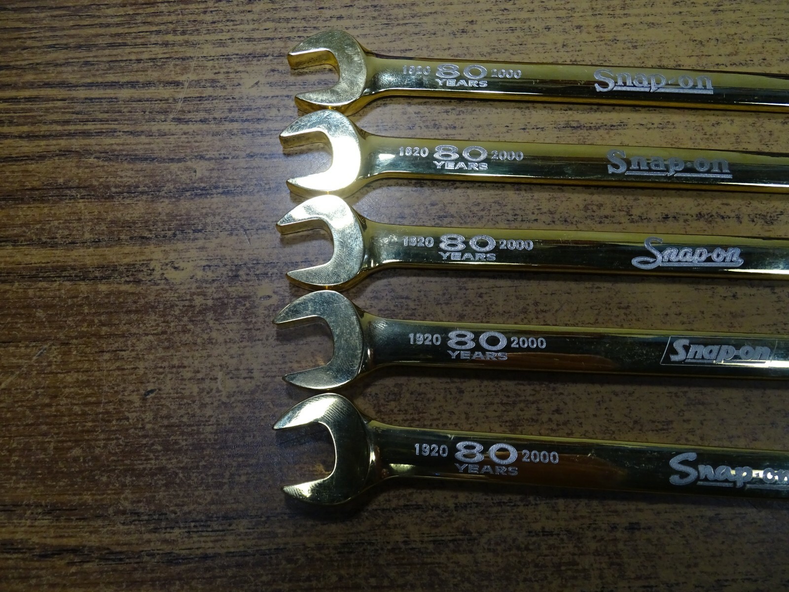 5 snap on 80 year wrenches