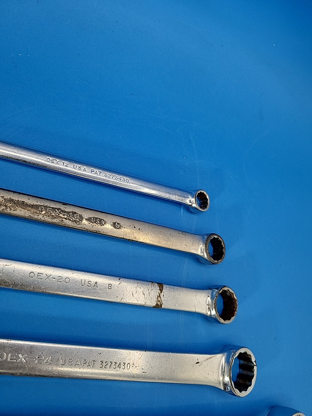 Snap-on Tools Combination Wrench Set 3/8″ to 15/16″ OEX Ser 12 Pt 5 Pcs S-12-1