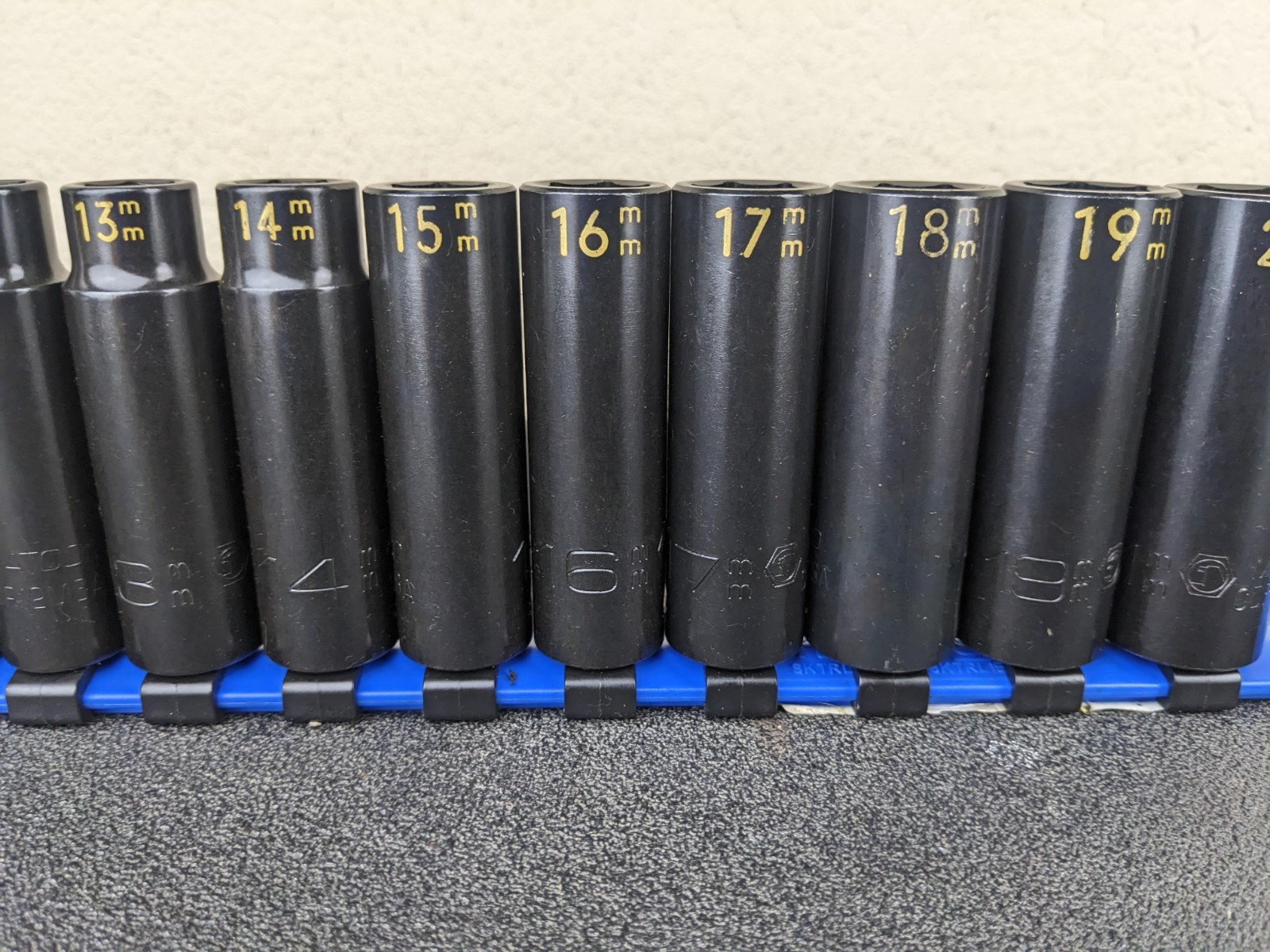 #bp134 Matco Tools NEW 1/2″ Drive METRIC Deep IMPACT Socket Set SCDPM116TA