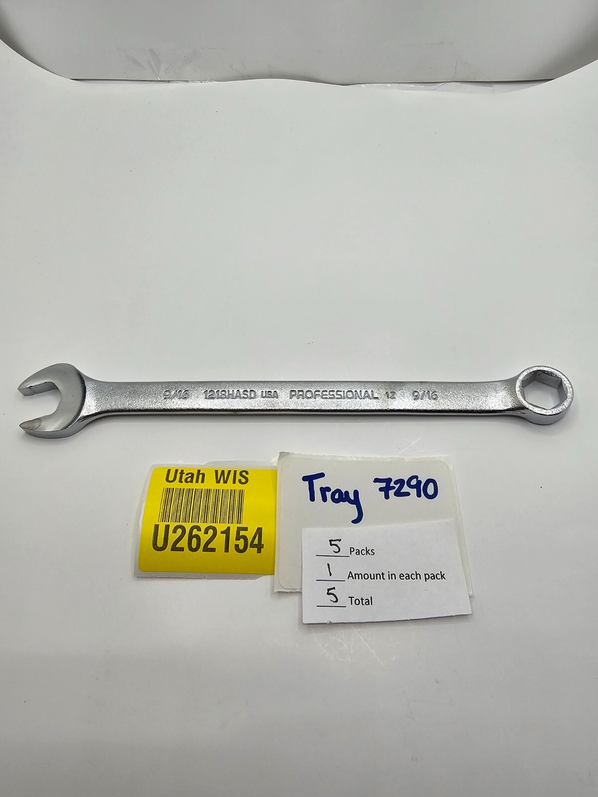 ( QTY 5 ) Proto Anti-Slip Design 1218HASD 9/16 Combination Wrench Professional