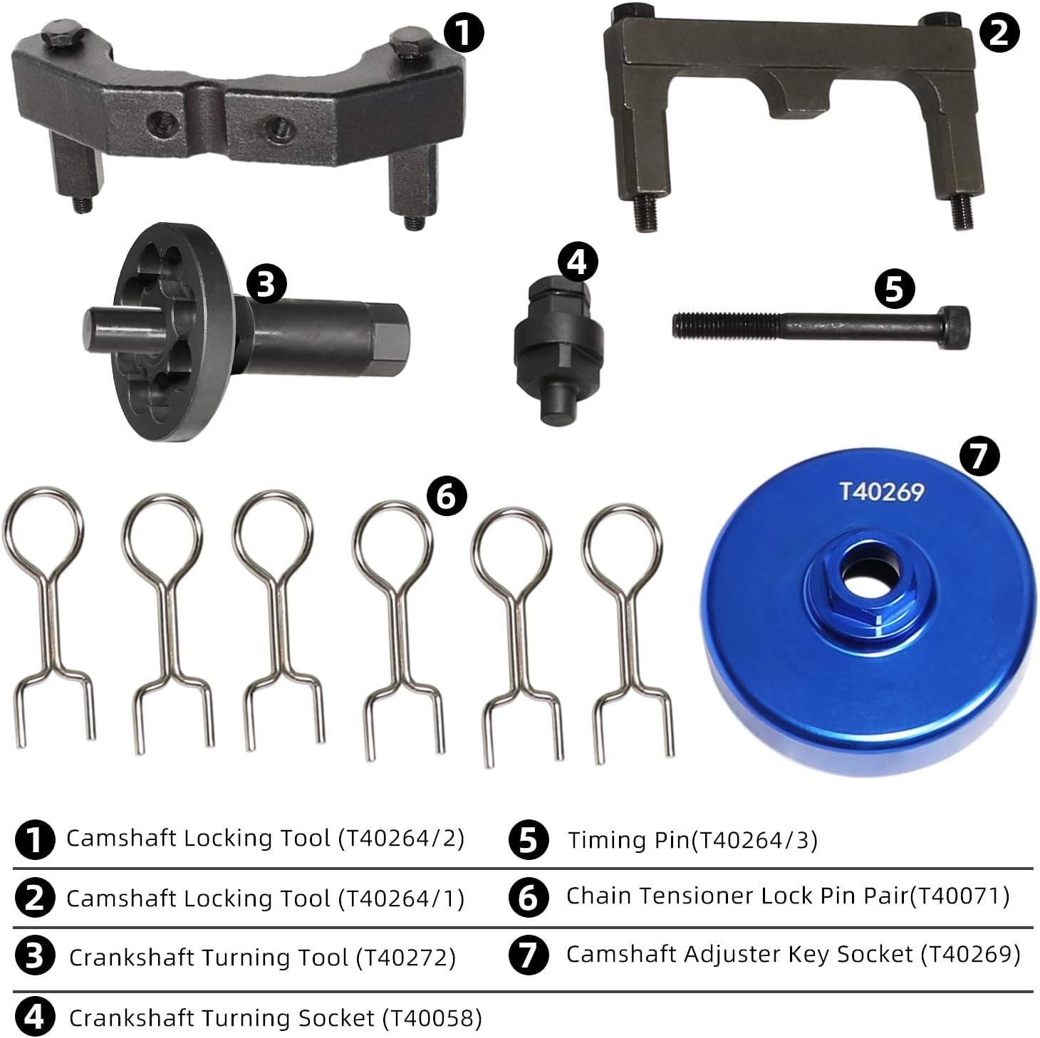 Camshaft Timing Tool Compatible with Audi 4.0L TFSI for A6 A7 A8 Replace T40272,