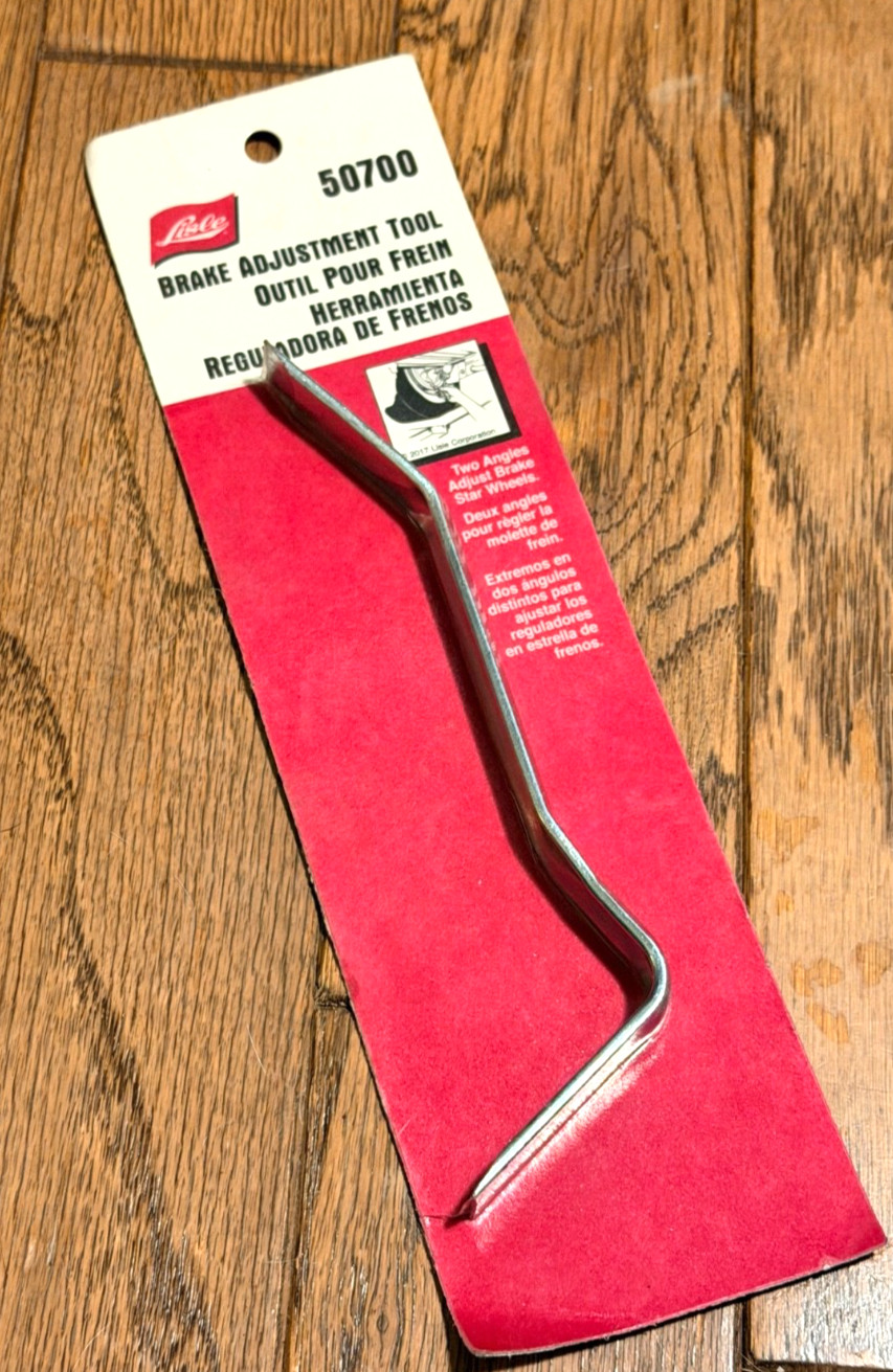 🇺🇸 NEW Lisle USA Auto Tools Brake Drum Adjusting Spoon Pry Bar Adjustment Star