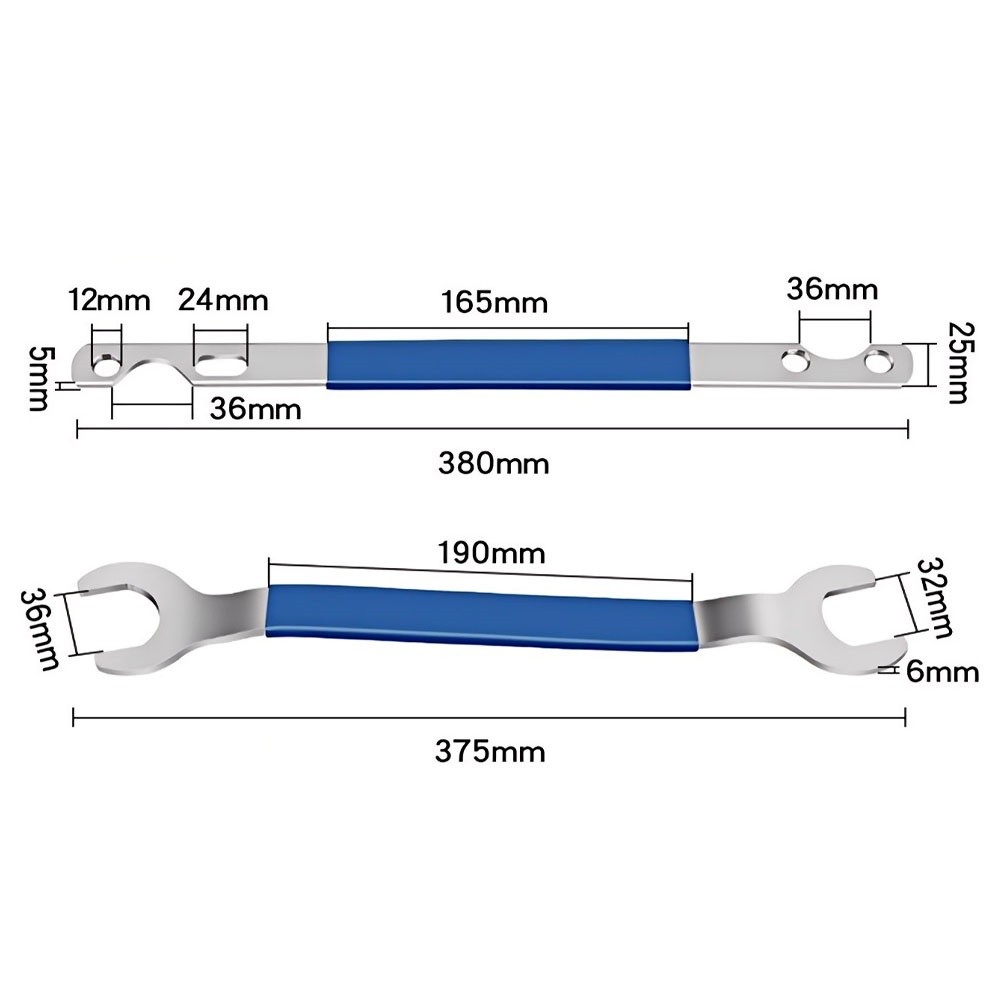 3PCS 32mm&36mm Fan Clutch Nut Wrench Clutch Holder Removal Tool For BMW Ford GM