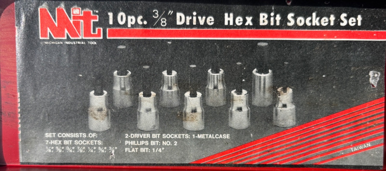 MIT 10 pc. 3/8″ Drive Hex Bit Socket Set
