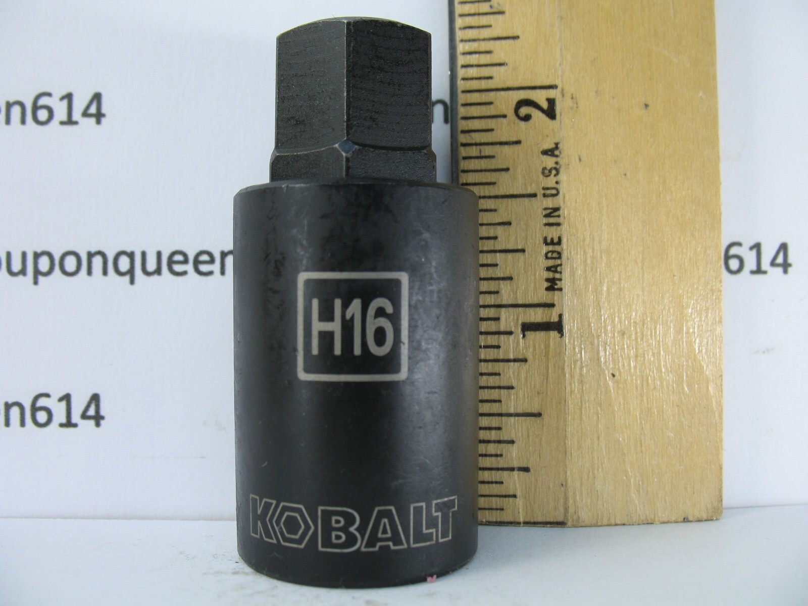 KOBALT 52068-0622, 1/2″ Drive Impact Grade Hex Bit Socket H16mm – Brand New