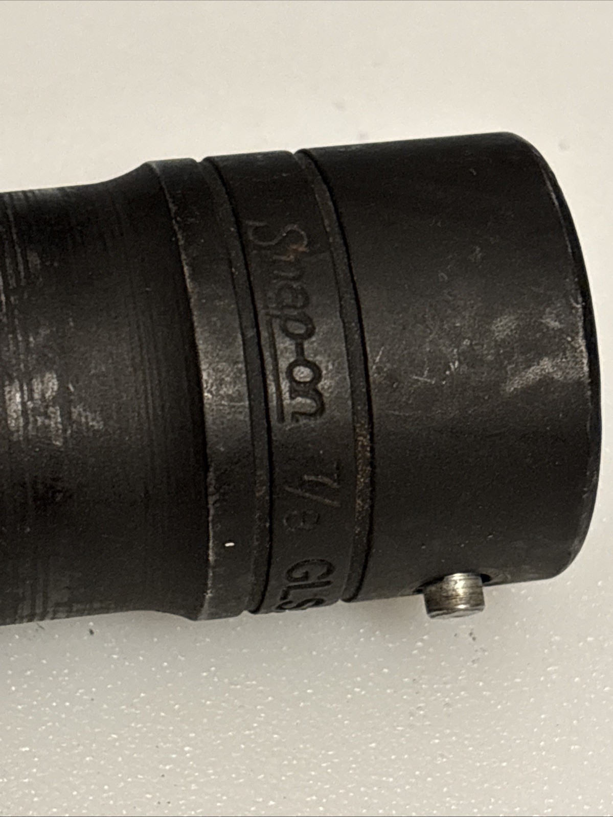 Snap On Tools 3/8” Black Industrial Hand Socket Non-Impact USA GLS282 LS-282 6pt