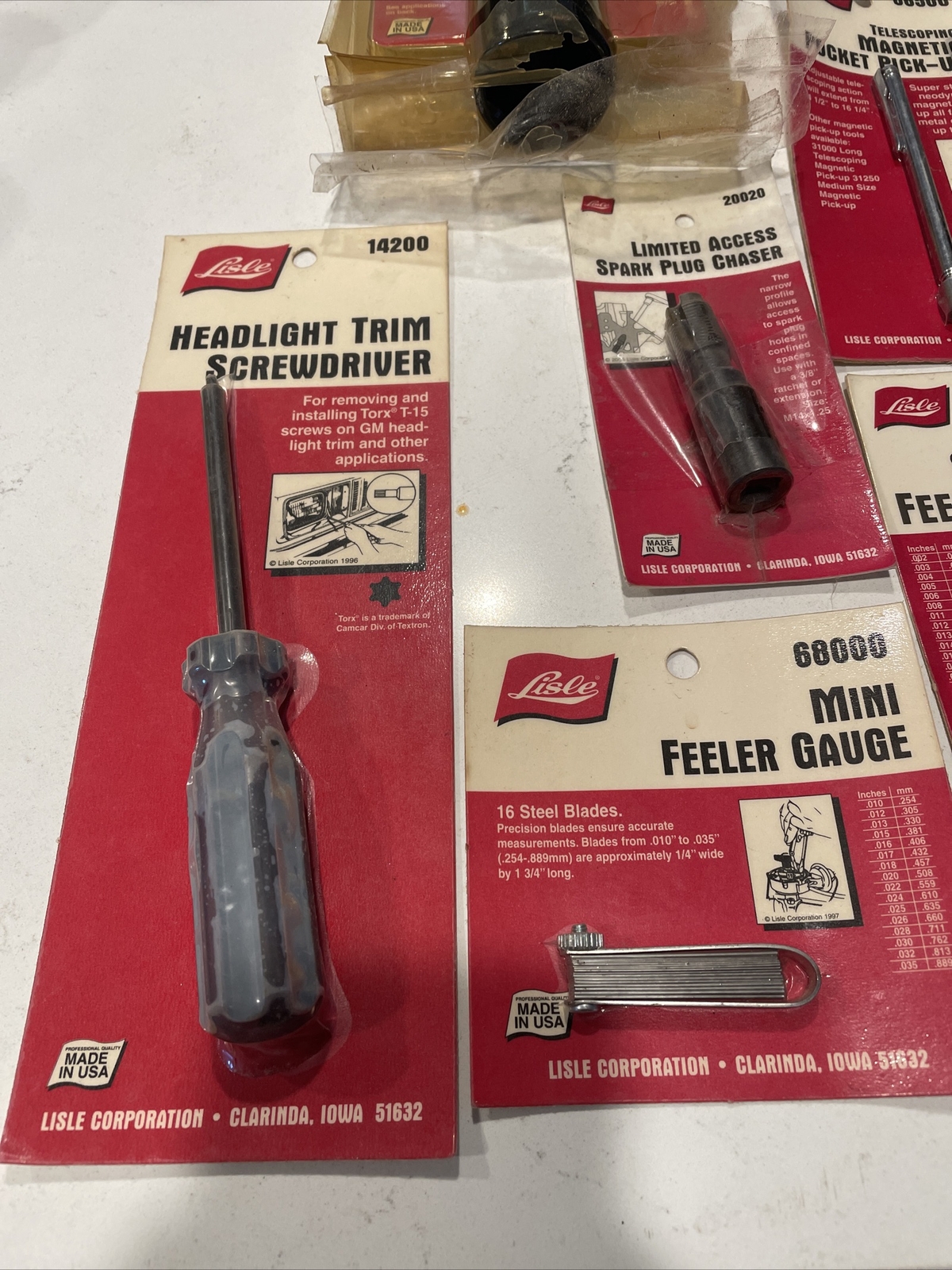 10 New Lisle Tools Feeler Gauges Sockets 39700 56750 66500 39500 67950 68100