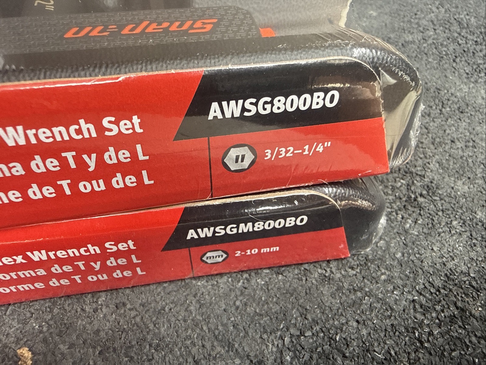 Snap On Awsg800bo/awsgm800bo Sae/metric Set 2 Sets 16pc Orange
