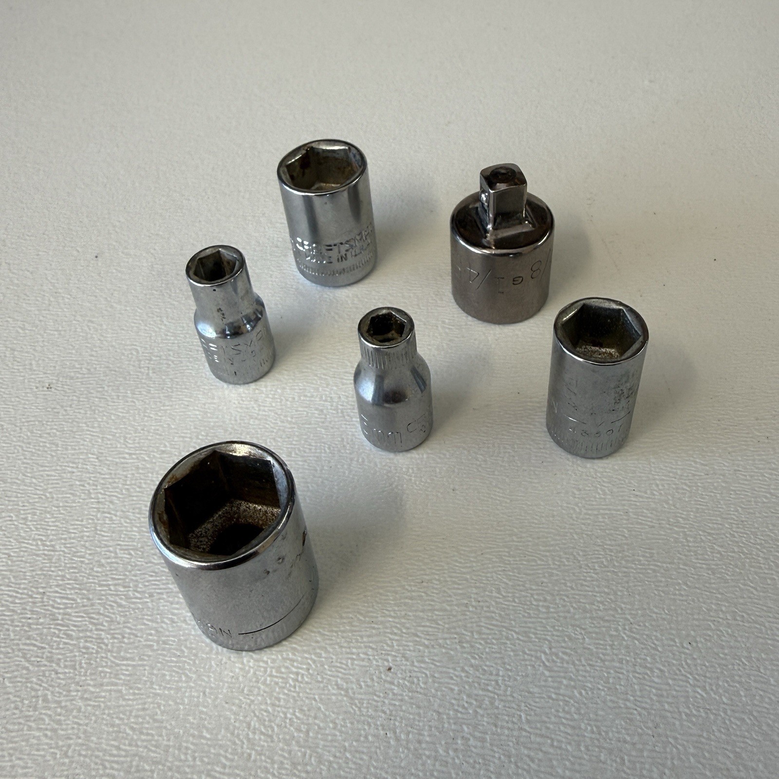 Craftsman Socket Lot – VV 43499- 4256 Adapter – 43507 43502 V – 11MM – 43501 G