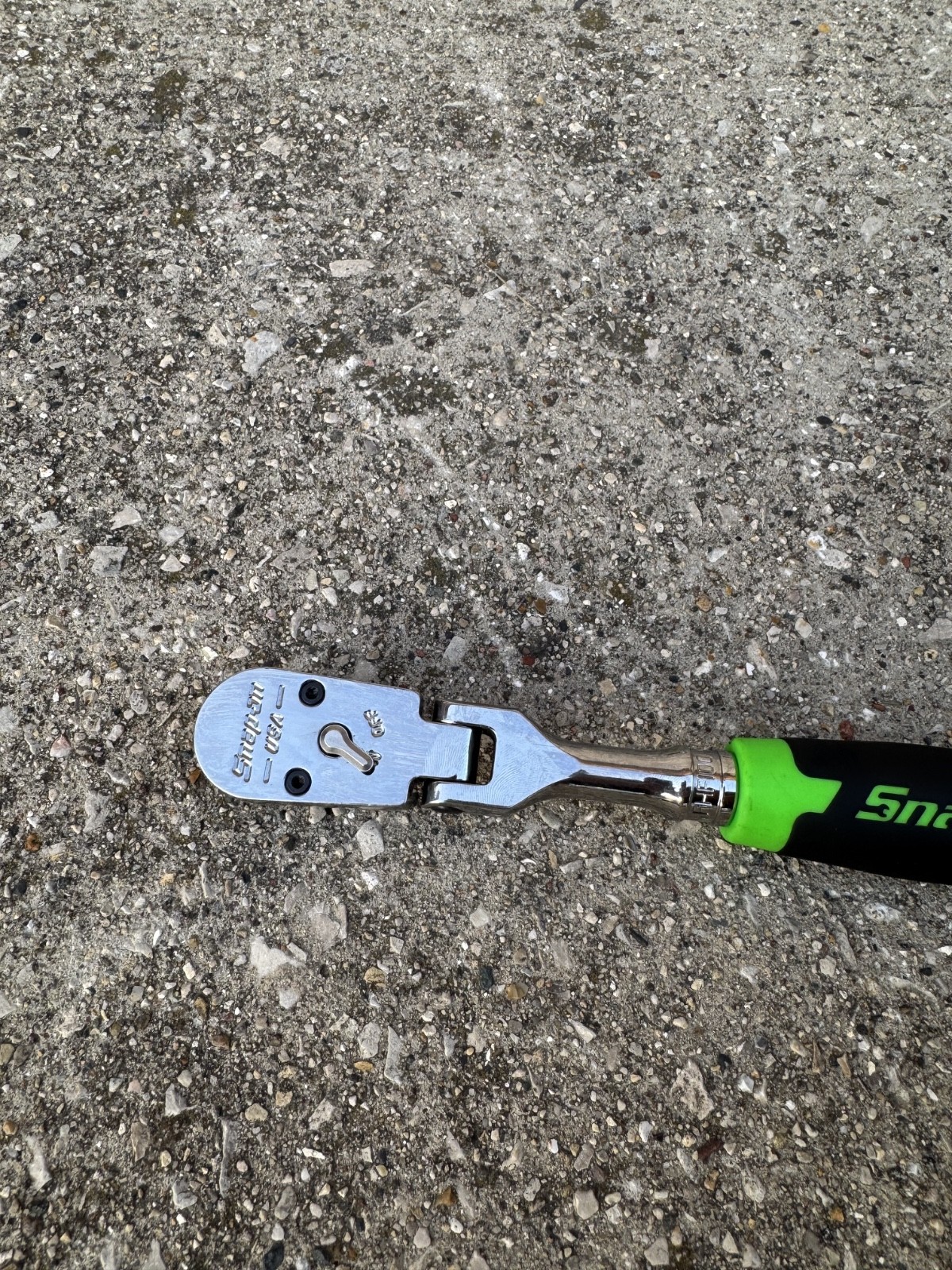 New Snap-On GREEN 3/8″ Drive 100 Tooth Flex Ratchet FHF100 EXCELLENT