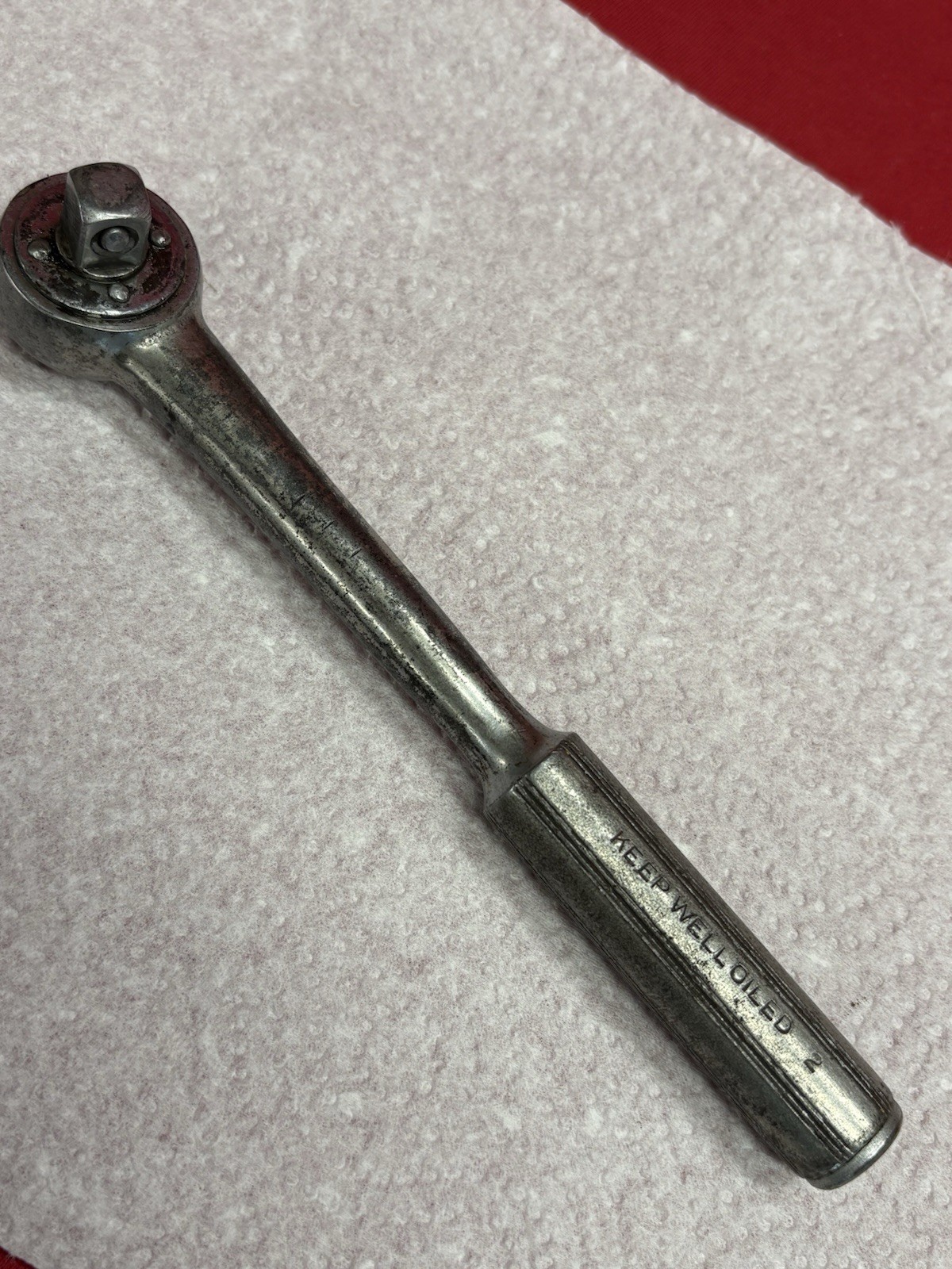 Vintage Blackhawk Reversible Ratchet 3/8″Drive 34981 7”Made in USA Works Great