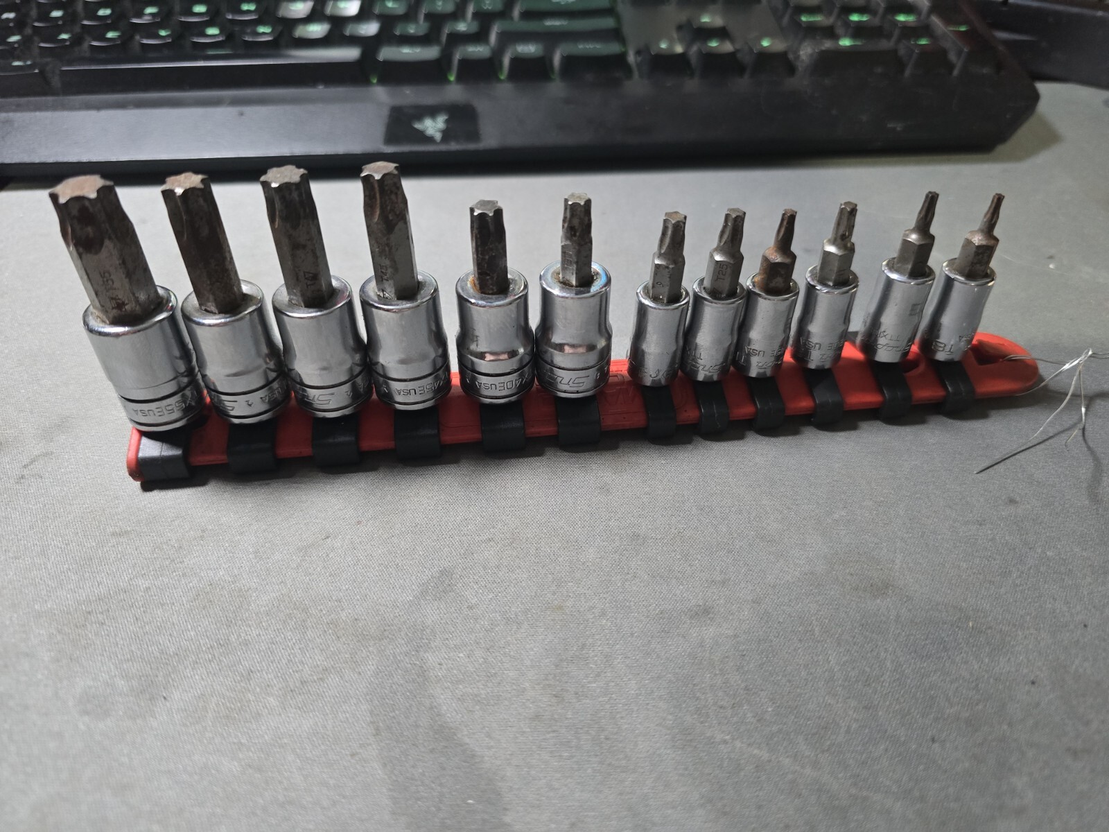 Snap-On T55 Torx Chrome Socket – 3/8″ Drive – FTX55E 12 piece
