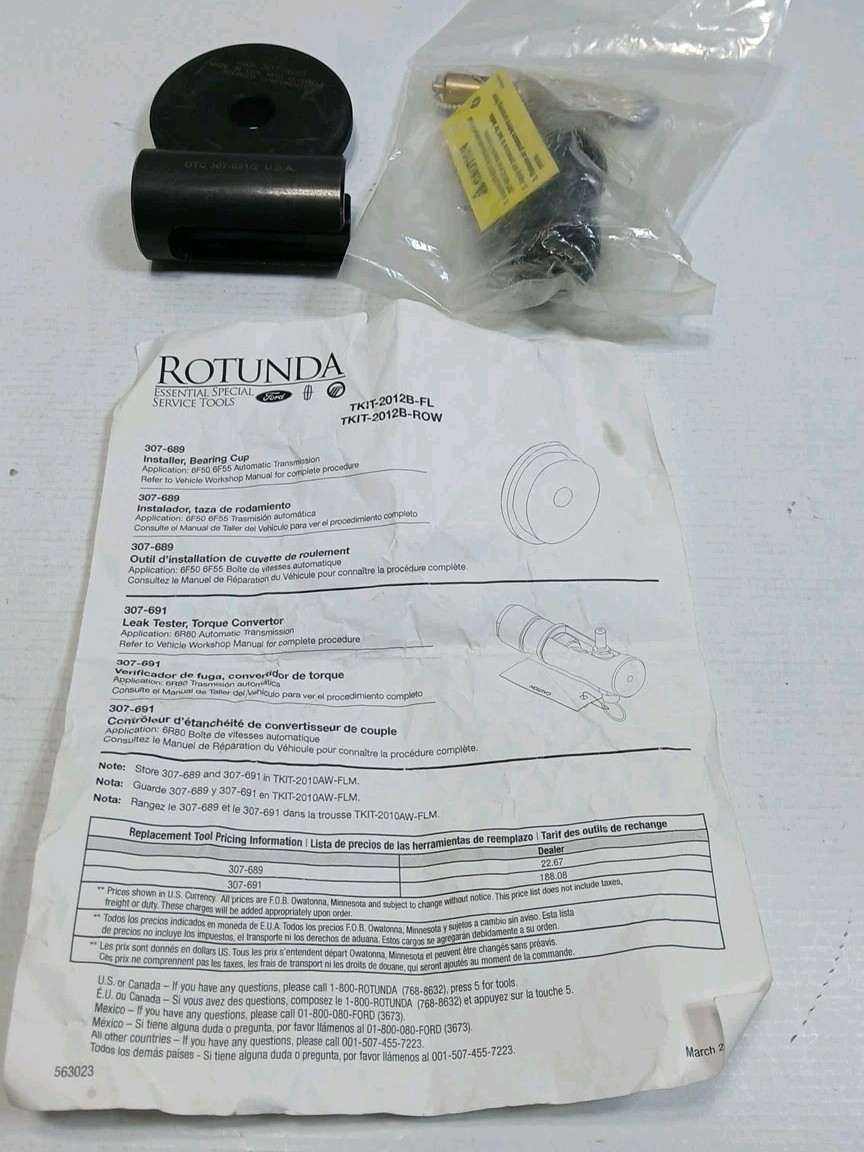 Ford Rotunda 211-327 TKIT-2012B-FL FILL TOOL, POWER STEERING VACCUM
