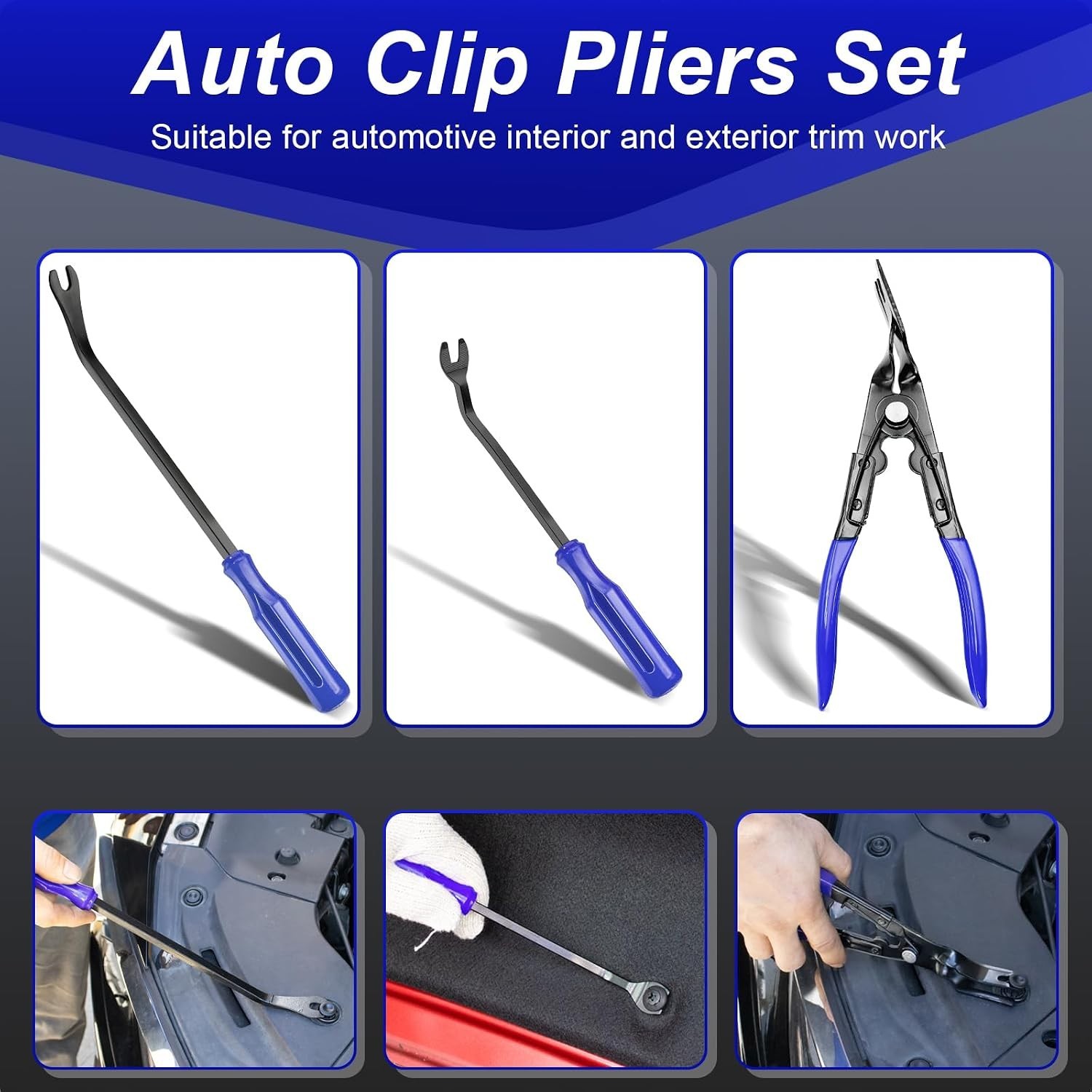 Ergonomic 238-Piece Automotive Trim Tool Kit – Includes Essential Accessories