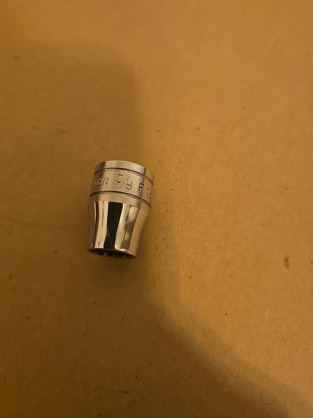 Snap On 3/8″ Drive 3/8″ 12PT SAE Shallow Chrome Socket USA F121